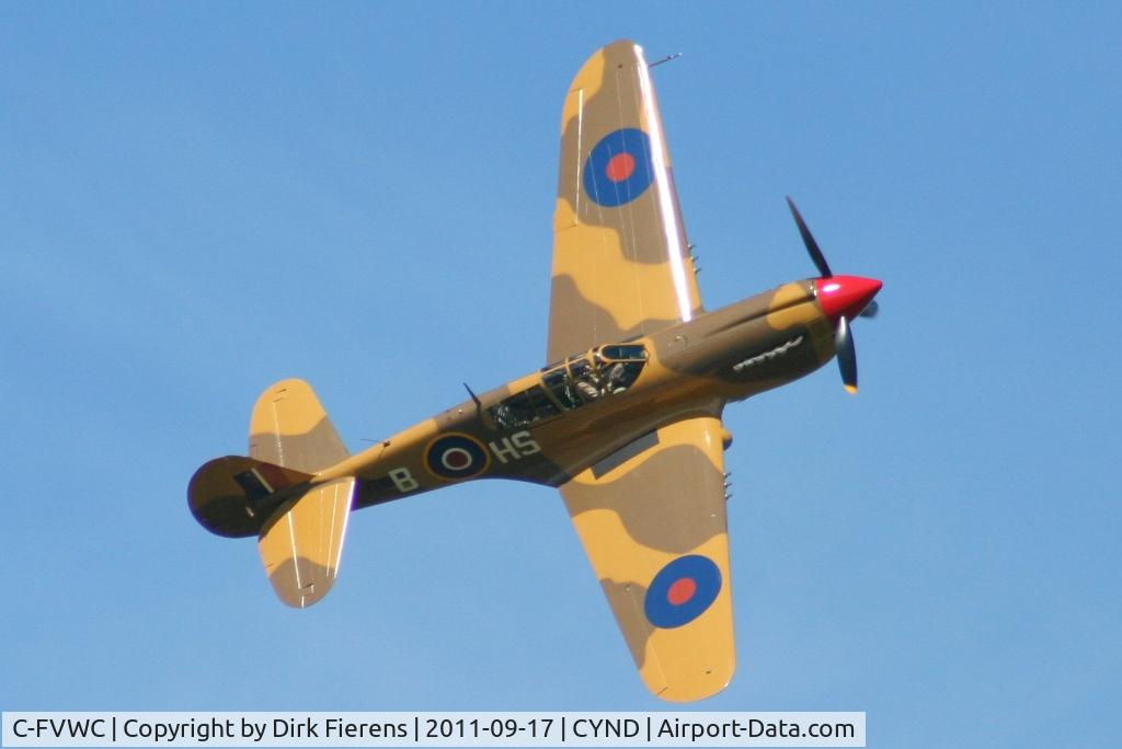 C-FVWC, 1943 Curtiss P-40N-1-CU C/N AC42-104827, A flying demonstration at this years Wings of Canada Open House.