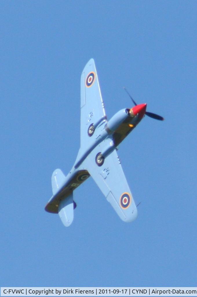 C-FVWC, 1943 Curtiss P-40N-1-CU C/N AC42-104827, At this years Wings of Canada Open House flying demonstration.