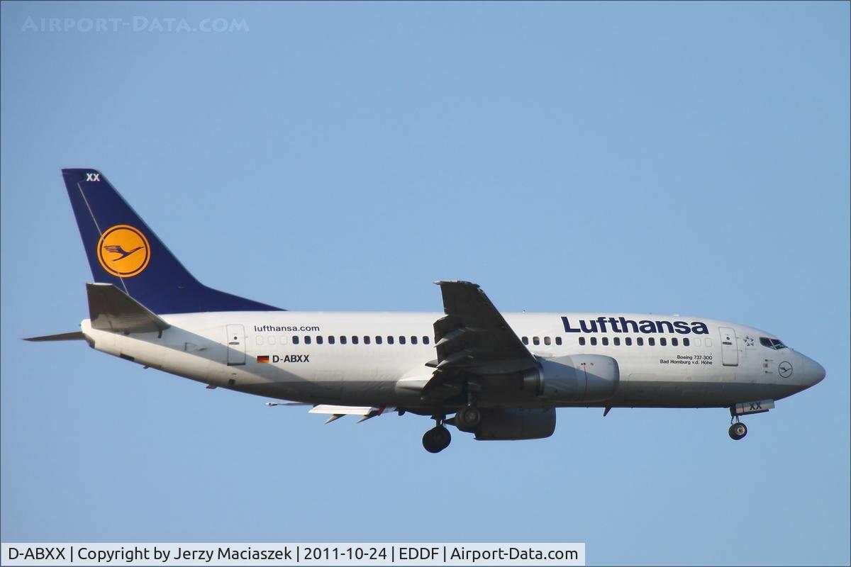 D-ABXX, 1989 Boeing 737-330 C/N 24562, Boeing 737-330