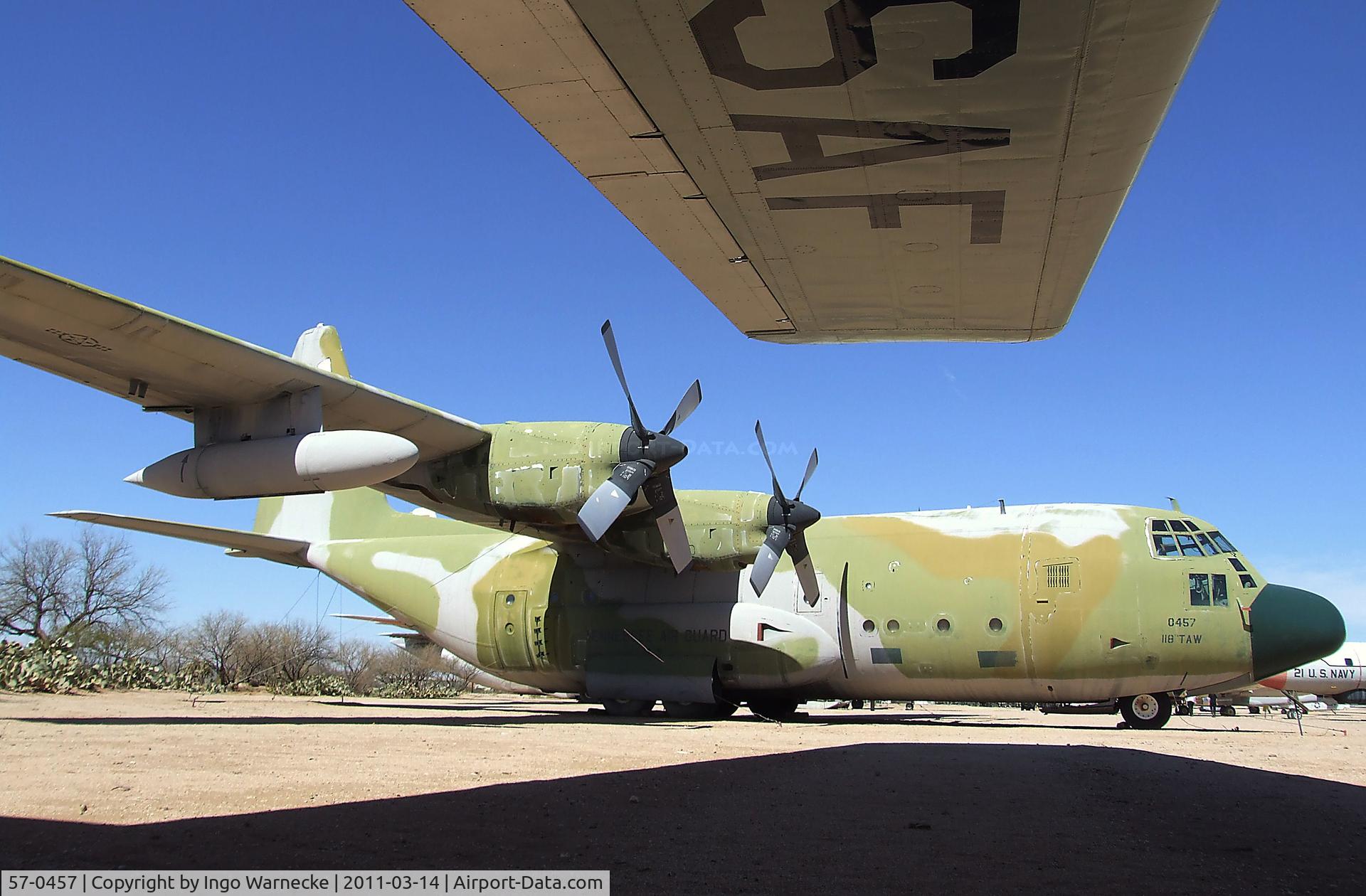 57-0457, 1957 Lockheed C-130A Hercules C/N 182-3164, Lockheed C-130A Hercules at the Pima Air & Space Museum, Tucson AZ