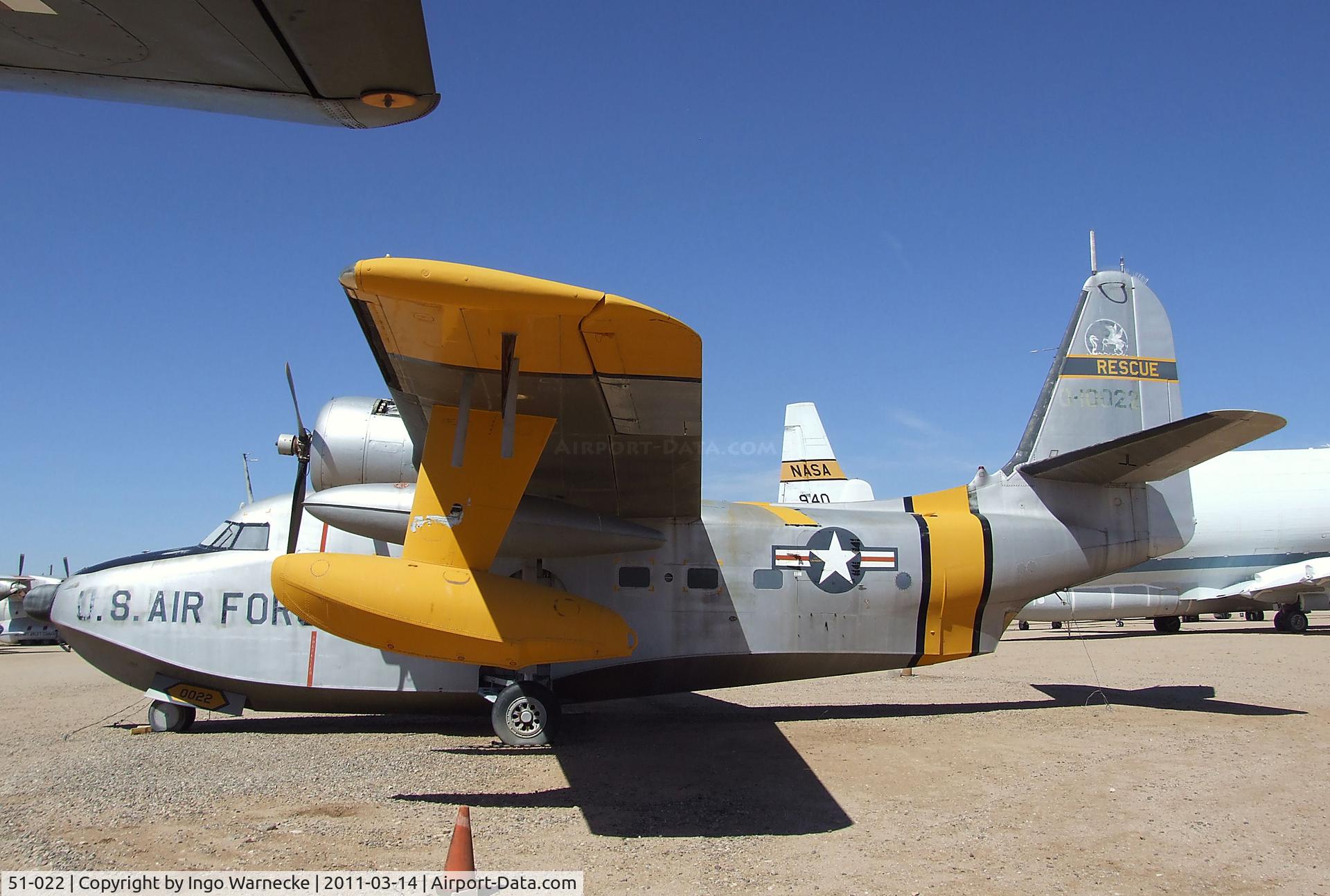 51-022, 1951 Grumman HU-16A Albatross C/N G-96, Grumman HU-16A Albatross at the Pima Air & Space Museum, Tucson AZ