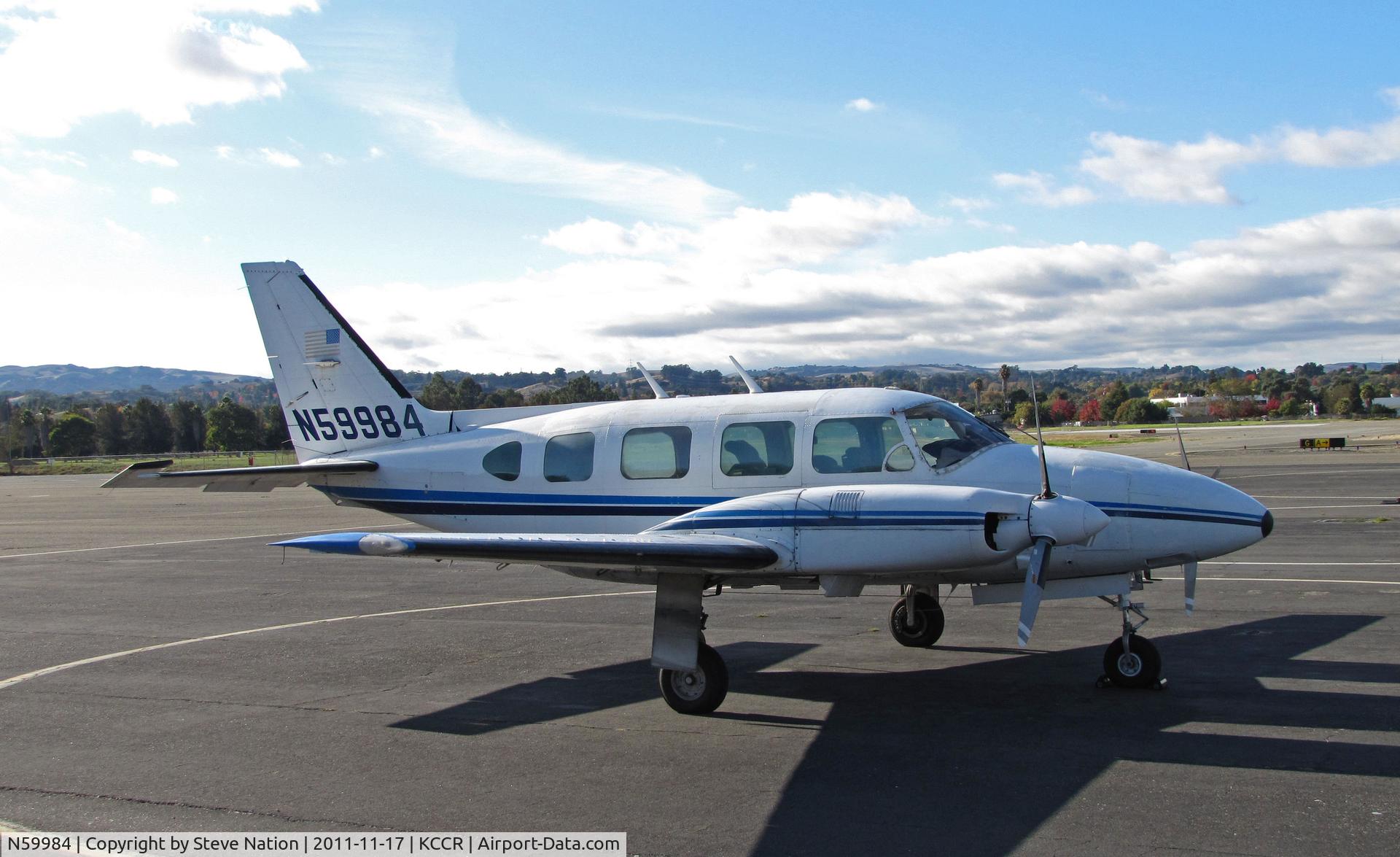 N59984, 1975 Piper PA-31-310 Navajo C/N 31-7512042, 1975 Piper PA-31-310 Chieftain on ramp at Buchanan Field