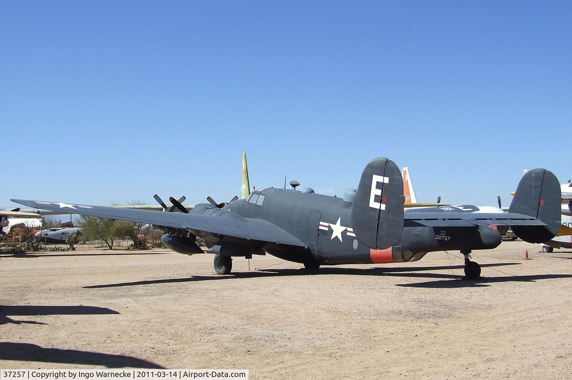 N7255C, 1945 Lockheed PV-2 Harpoon C/N 15-1223, Lockheed PV-2 Harpoon at the Pima Air & Space Museum, Tucson AZ