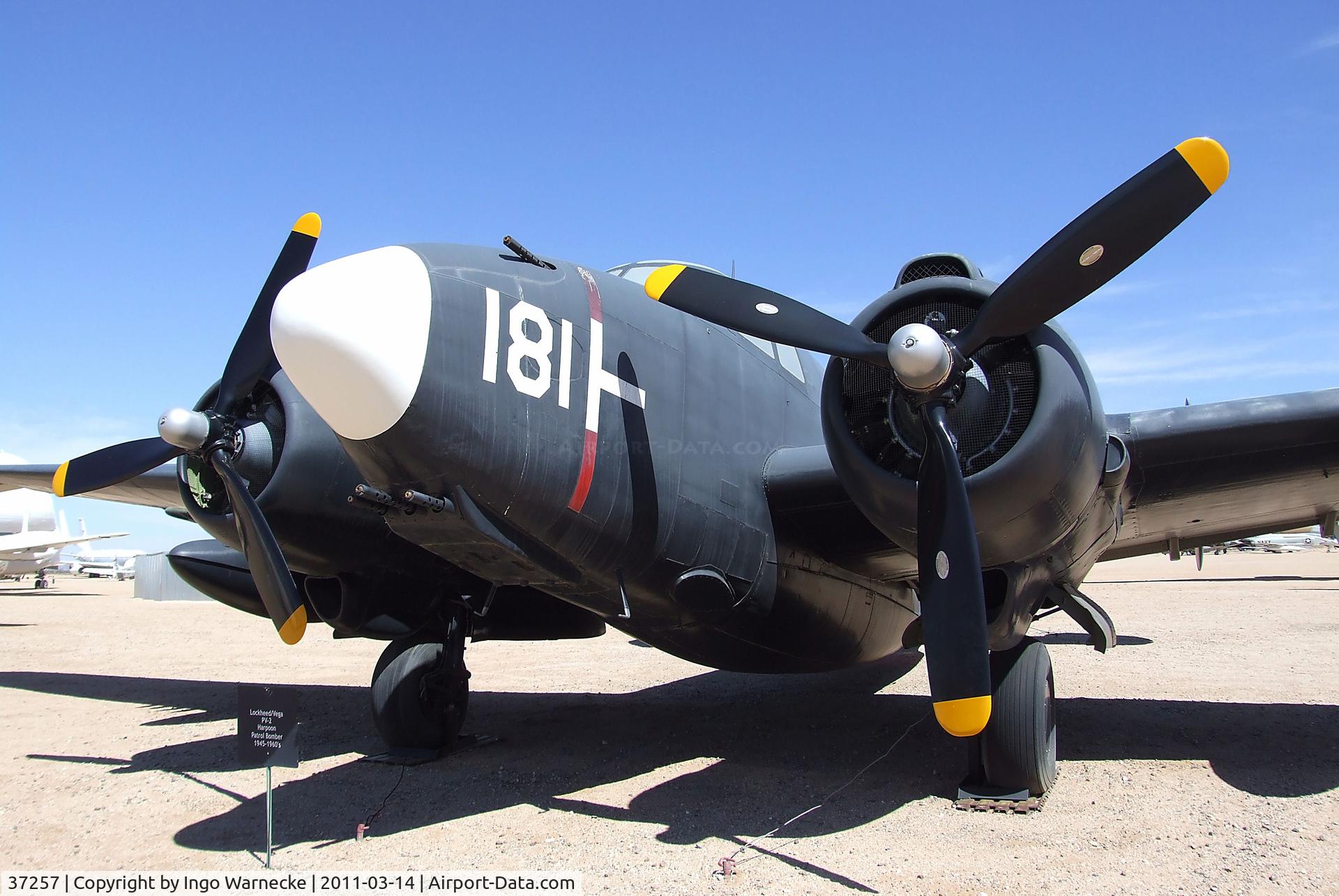 N7255C, 1945 Lockheed PV-2 Harpoon C/N 15-1223, Lockheed PV-2 Harpoon at the Pima Air & Space Museum, Tucson AZ