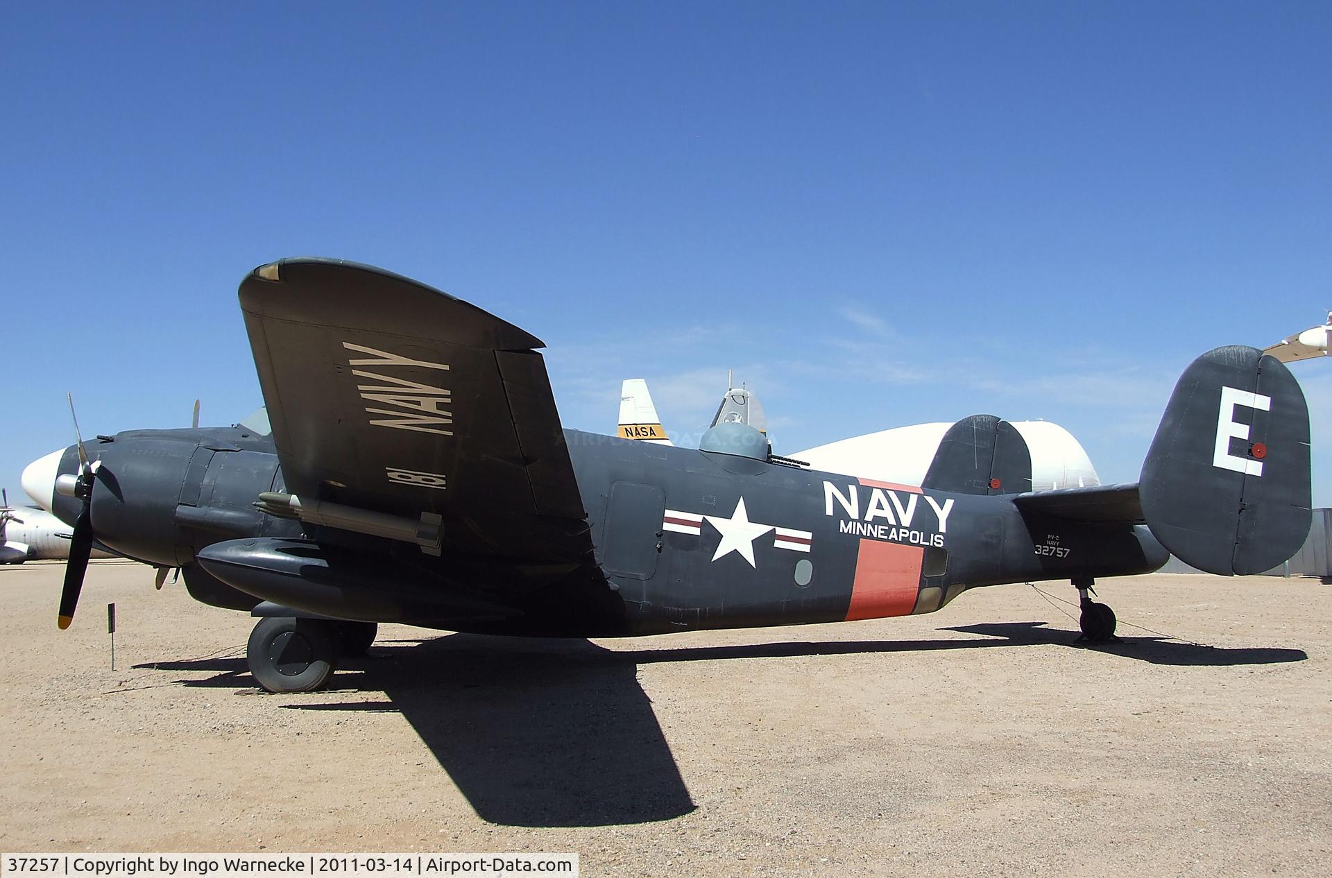 N7255C, 1945 Lockheed PV-2 Harpoon C/N 15-1223, Lockheed PV-2 Harpoon at the Pima Air & Space Museum, Tucson AZ