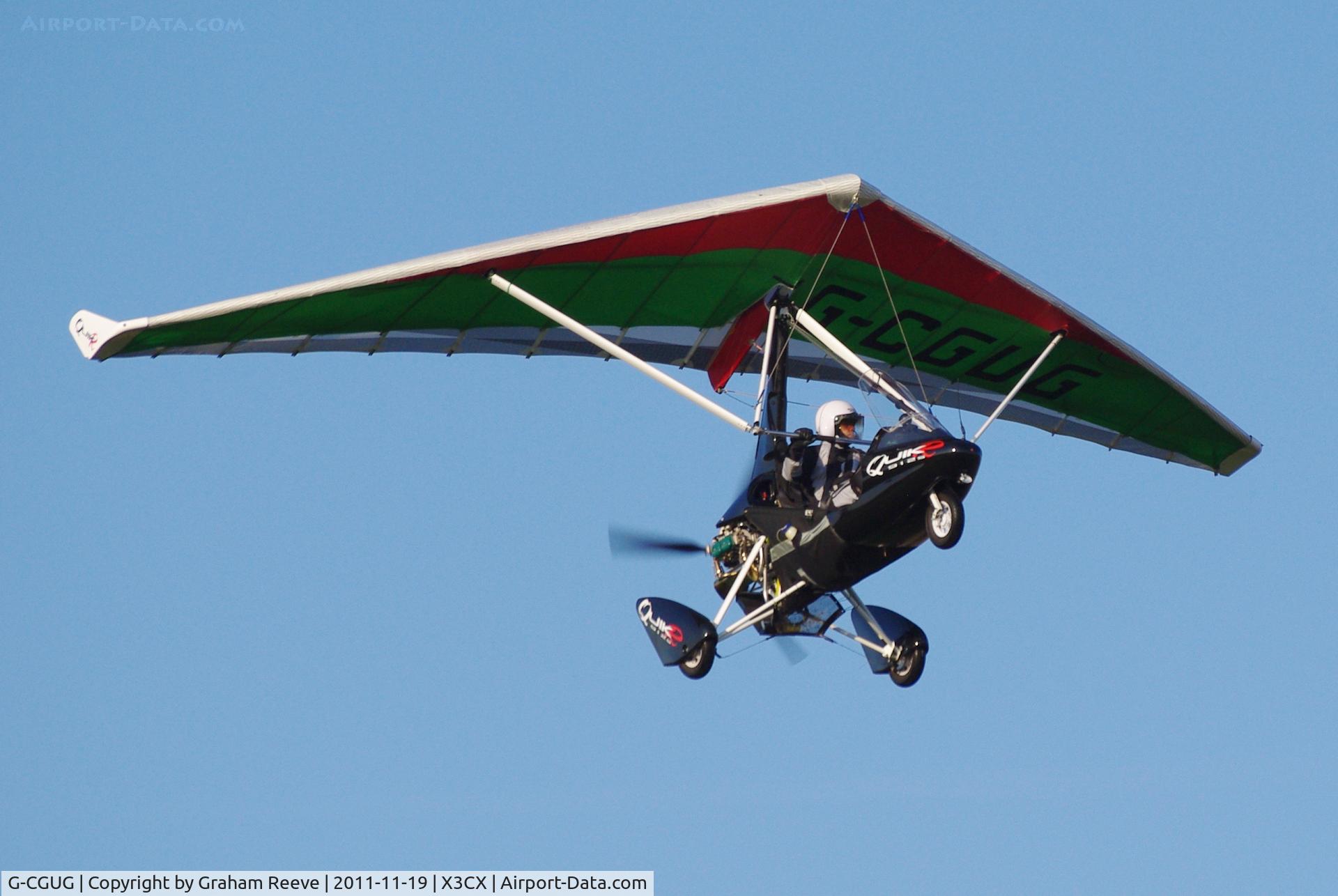 G-CGUG, 2010 P&M Aviation QuikR C/N 8557, Just taken off.