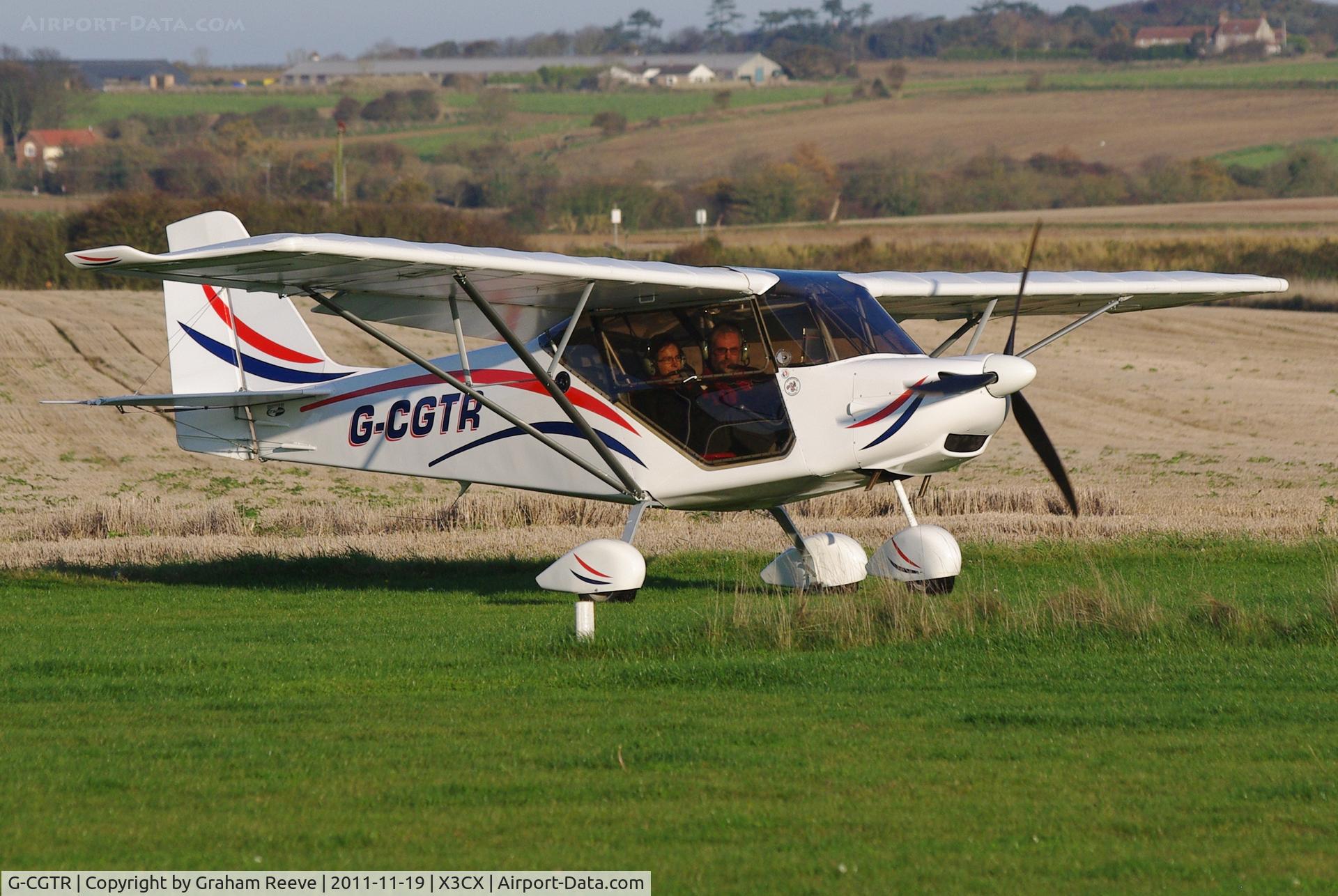 G-CGTR, 2011 Best Off Skyranger Nynja 912S(1) C/N BMAA/HB/608, Just landed at Northrepps.