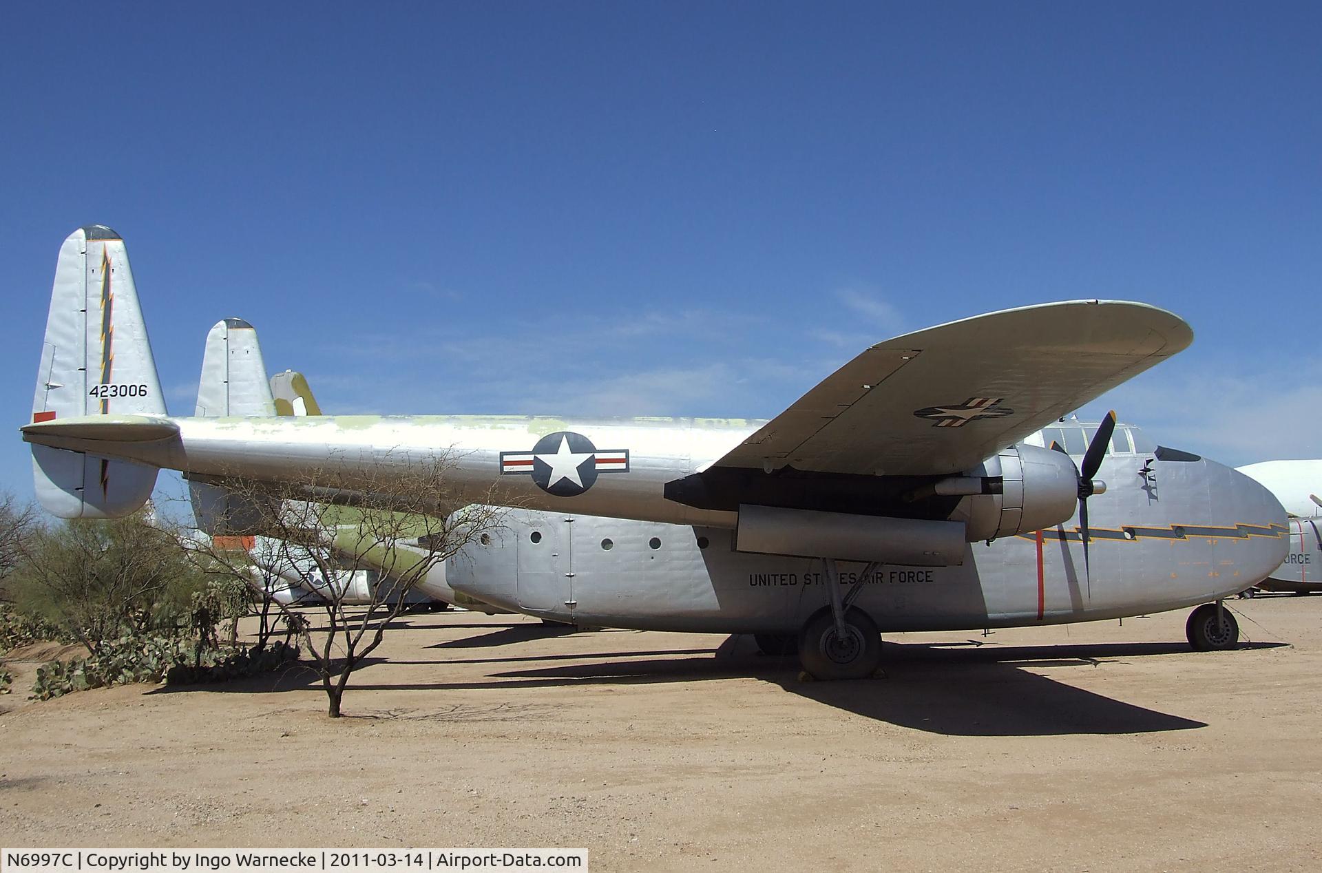 N6997C, 1944 Fairchild C-82A-15-FA Packet C/N 10050, Fairchild C-82 Packet at the Pima Air & Space Museum, Tucson AZ