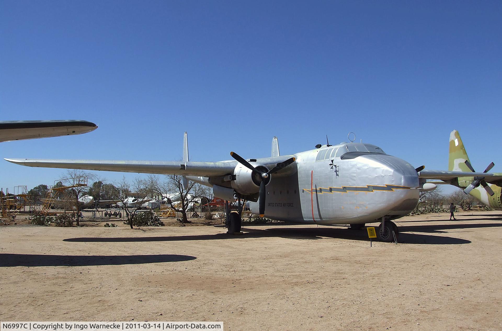 N6997C, 1944 Fairchild C-82A-15-FA Packet C/N 10050, Fairchild C-82 Packet at the Pima Air & Space Museum, Tucson AZ