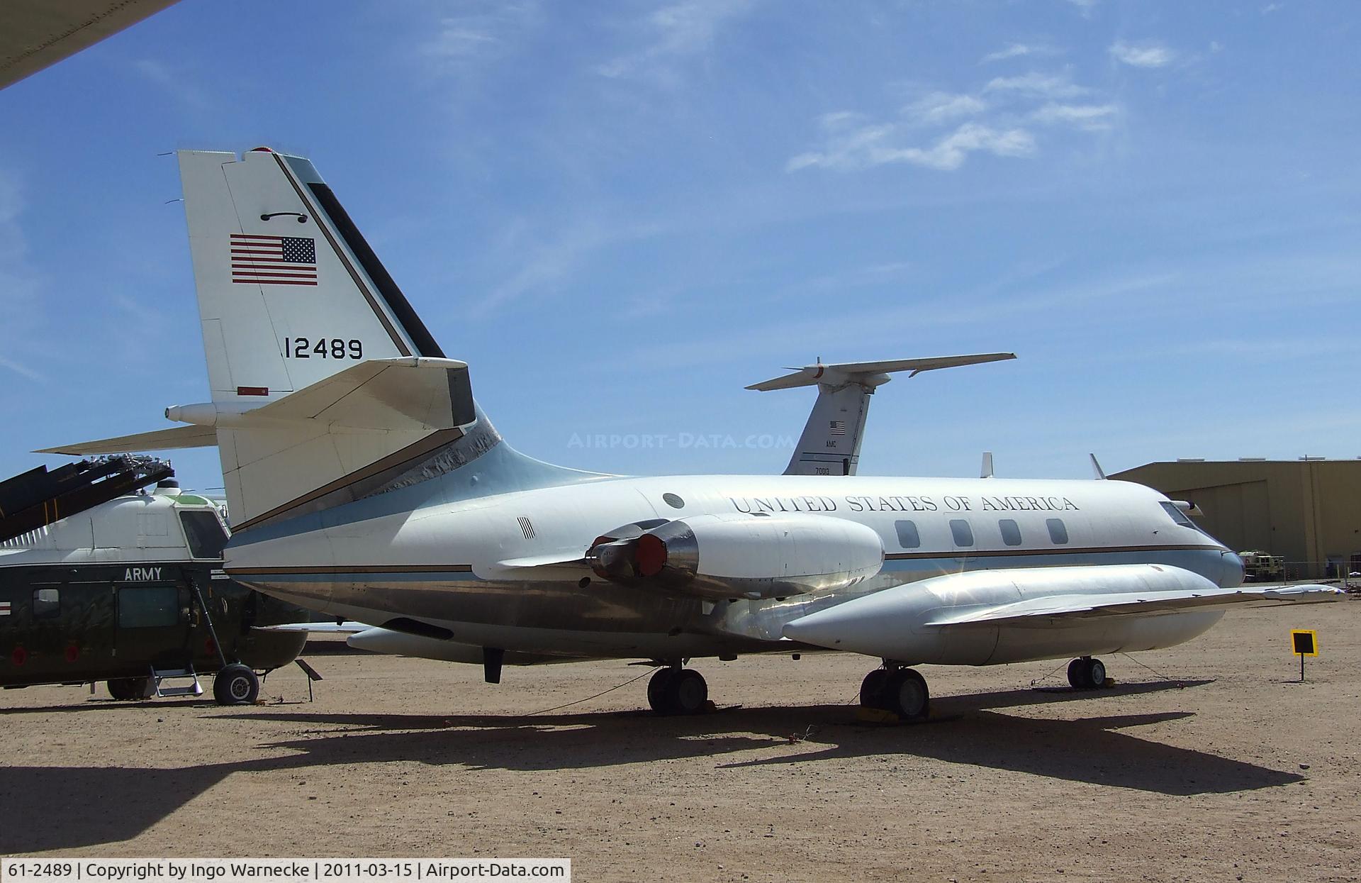 61-2489, 1961 Lockheed VC-140B-LM Jetstar C/N 1329-5022, Lockheed VC-140B JetStar at the Pima Air & Space Museum, Tucson AZ