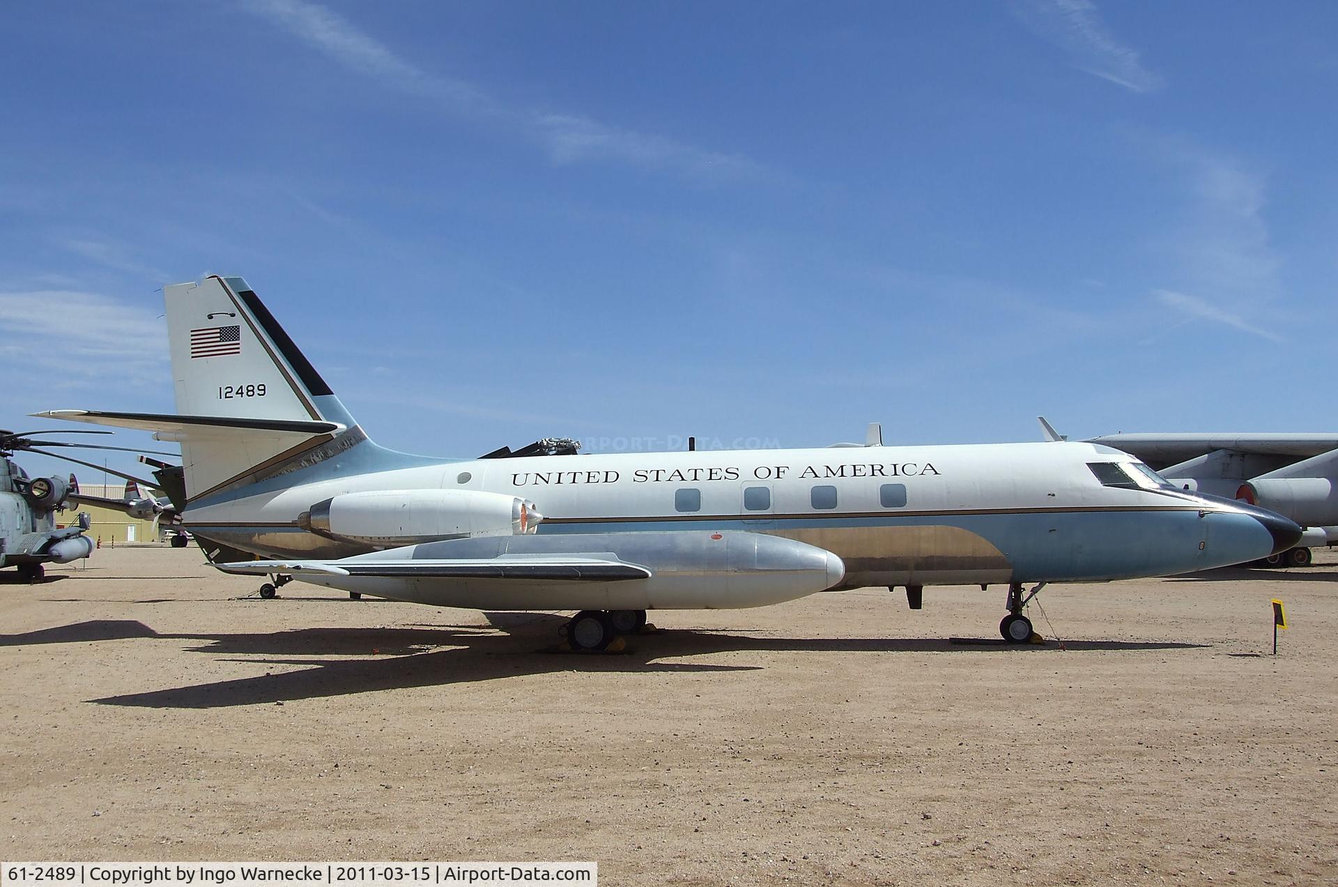 61-2489, 1961 Lockheed VC-140B-LM Jetstar C/N 1329-5022, Lockheed VC-140B JetStar at the Pima Air & Space Museum, Tucson AZ