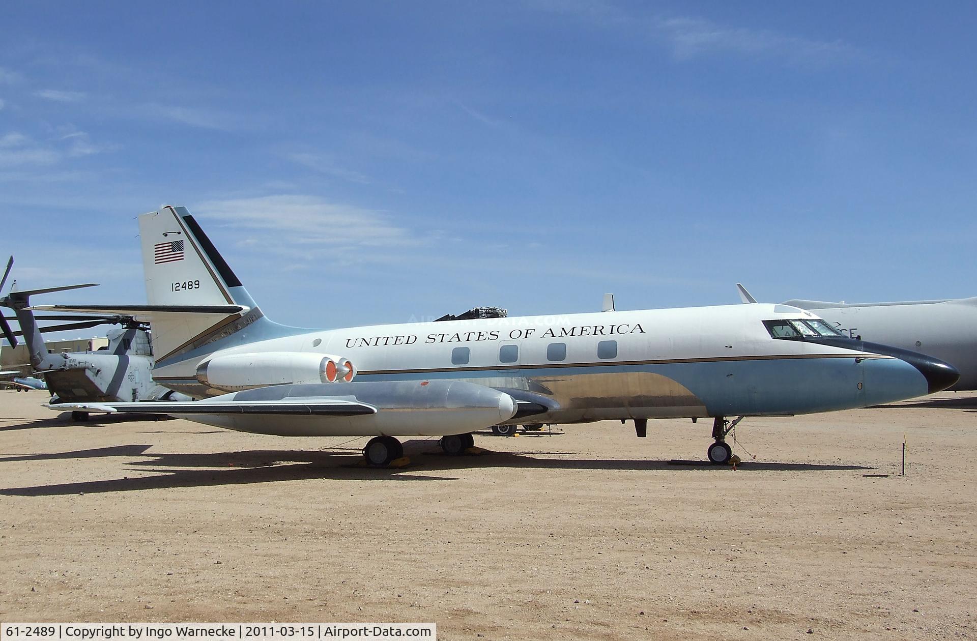 61-2489, 1961 Lockheed VC-140B-LM Jetstar C/N 1329-5022, Lockheed VC-140B JetStar at the Pima Air & Space Museum, Tucson AZ