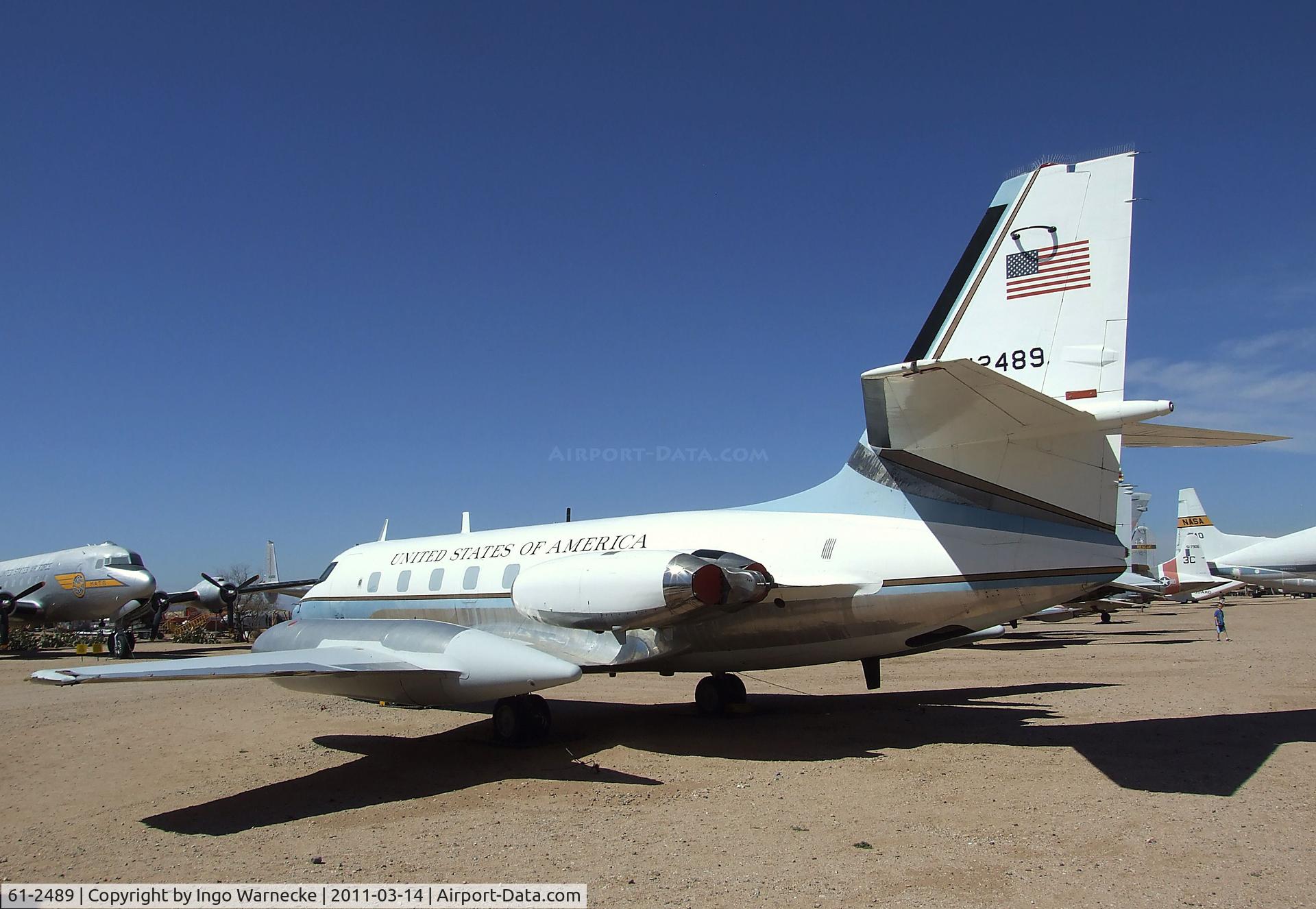 61-2489, 1961 Lockheed VC-140B-LM Jetstar C/N 1329-5022, Lockheed VC-140B JetStar at the Pima Air & Space Museum, Tucson AZ