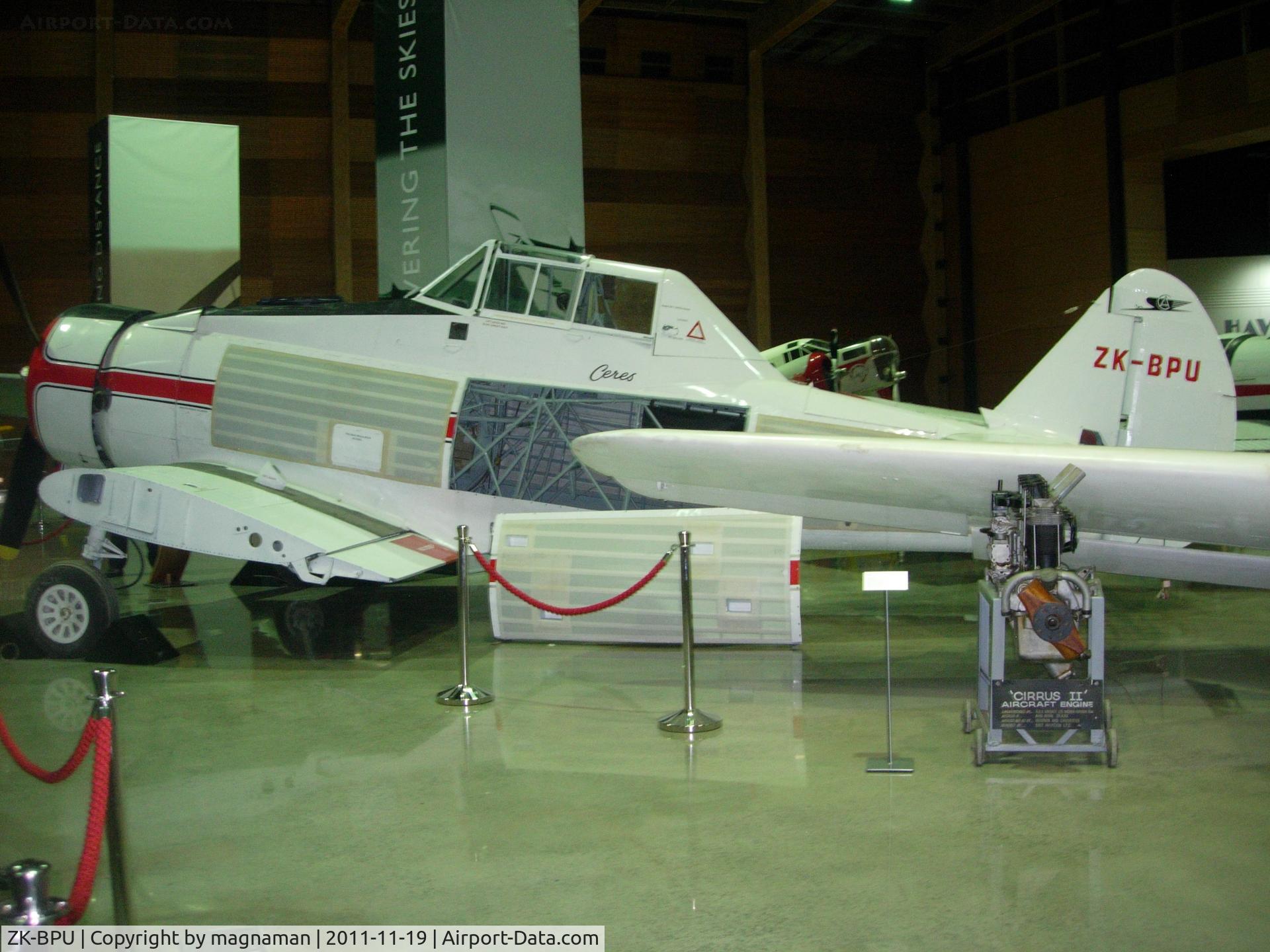 ZK-BPU, Commonwealth CA-28B Ceres C/N 4, In new MOTAT hall.