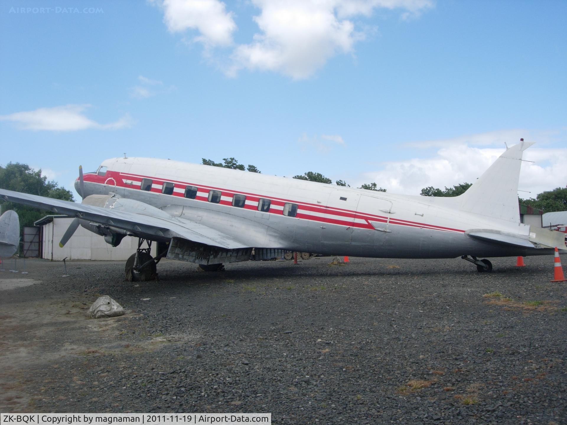 ZK-BQK, 1944 Douglas C-47B Skytrain C/N 16567/33315, Outside at MOTAT