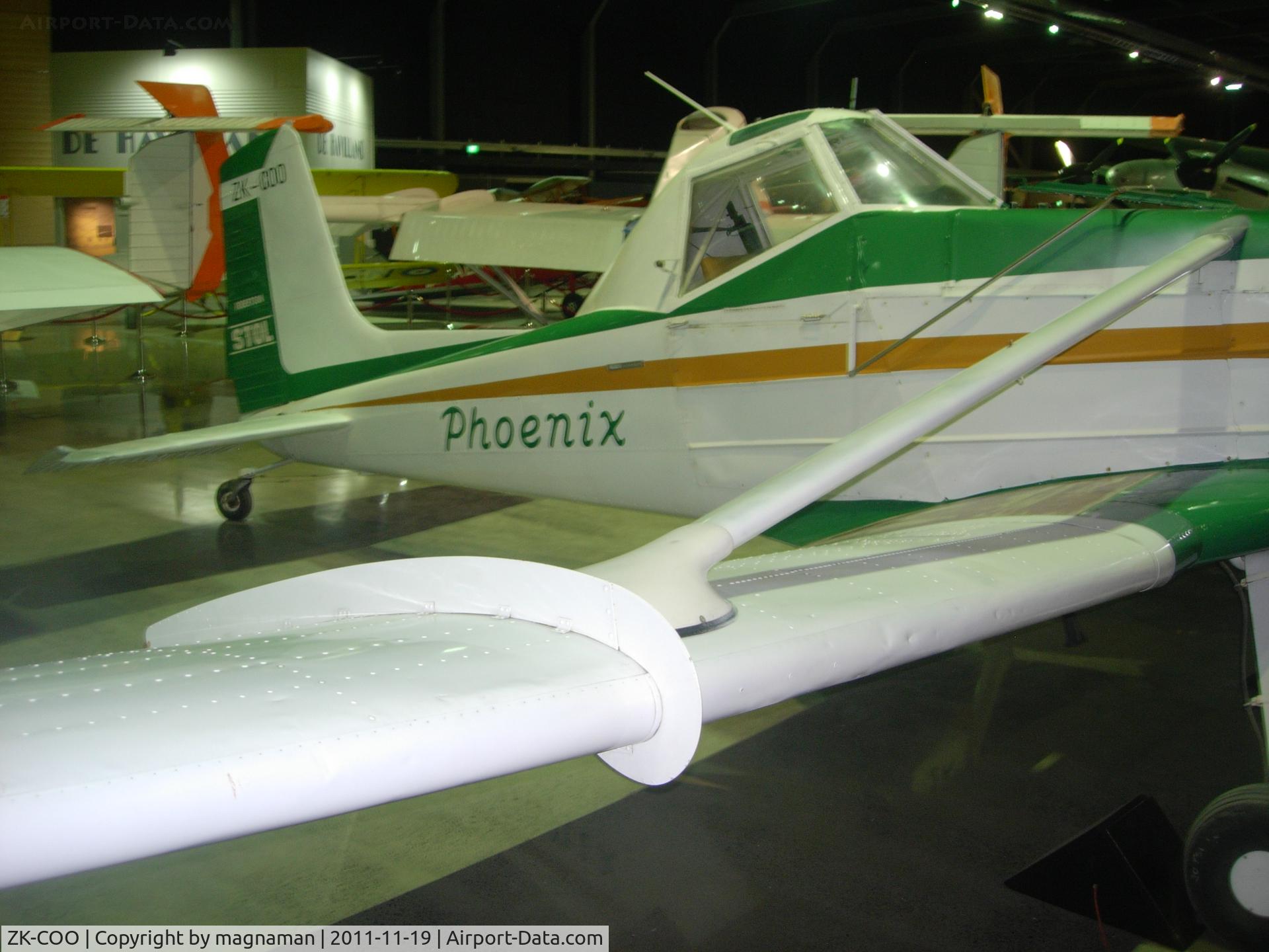 ZK-COO, Cessna A188 Agwagon C/N A188-0024, A bit squeezed in at MOTAT.