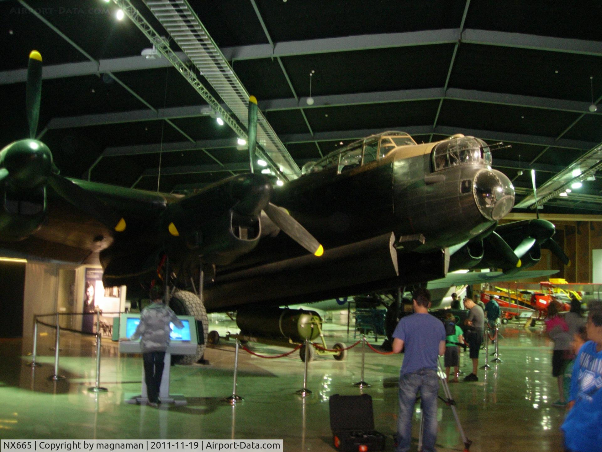 NX665, 1945 Avro Lancaster B MK 7 C/N Not found WU13/NX665, Nice preserved frame at MOTAT