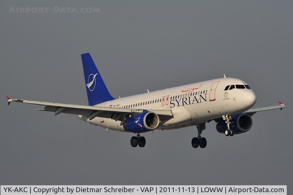 YK-AKC, 1999 Airbus A320-232 C/N 1032, Syrian Air Airbus 320