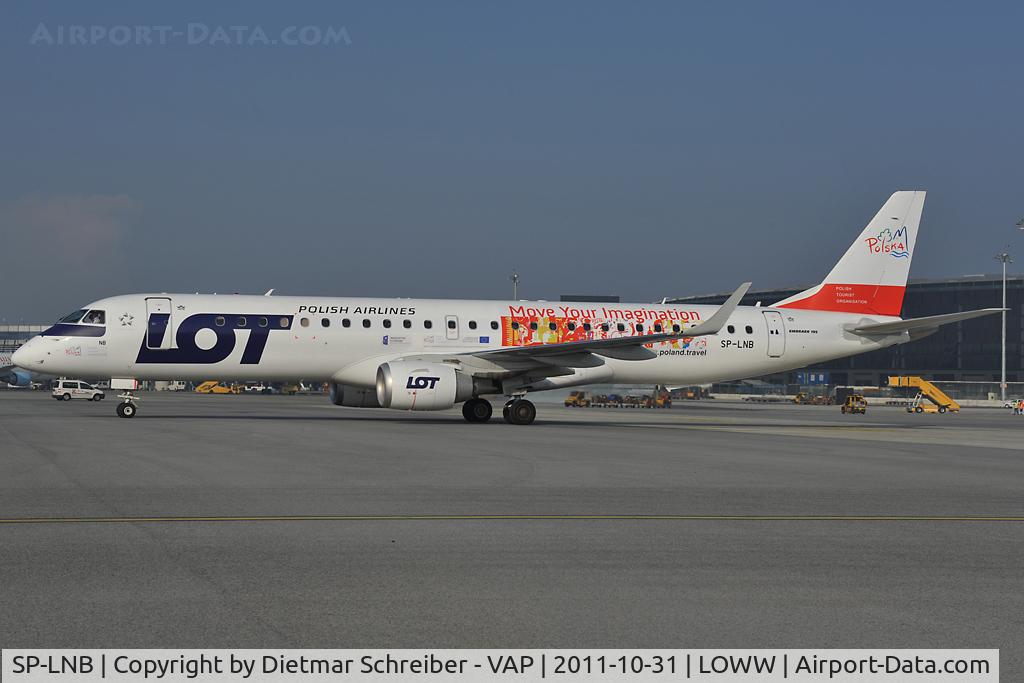 SP-LNB, 2011 Embraer 195LR (ERJ-190-200LR) C/N 19000444, LOT Embraer 190