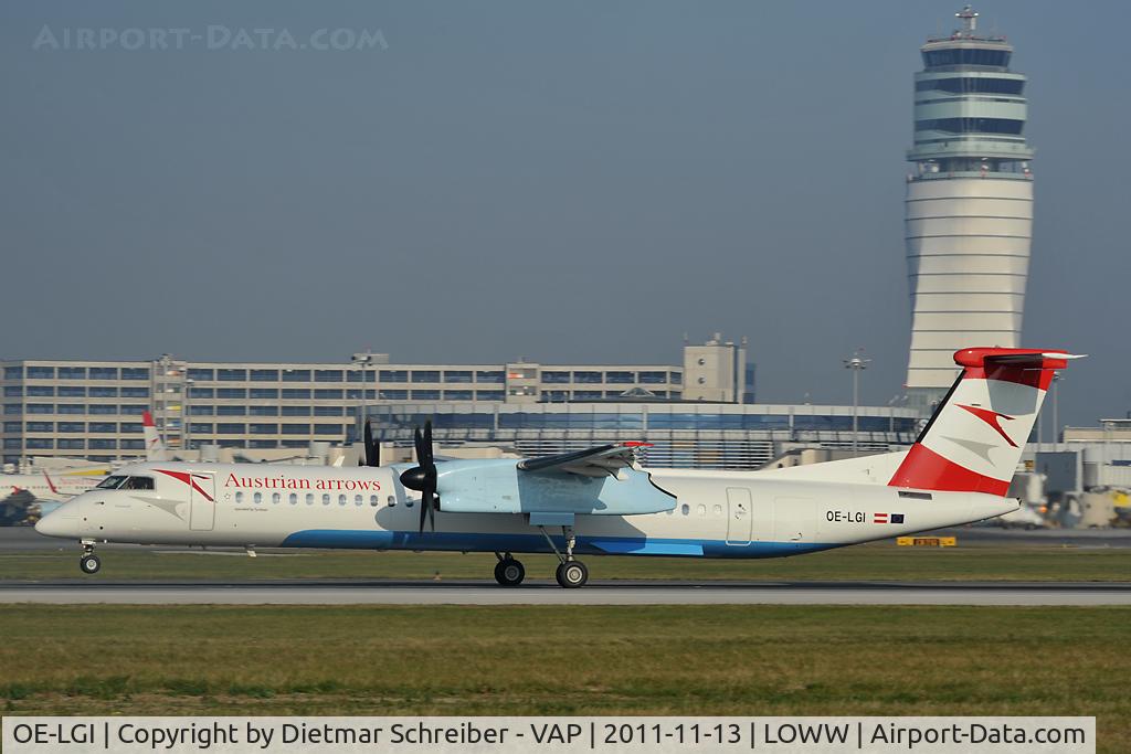 OE-LGI, 2004 De Havilland Canada DHC-8-402Q Dash 8 C/N 4100, Austrian Arrows Dash 8-400