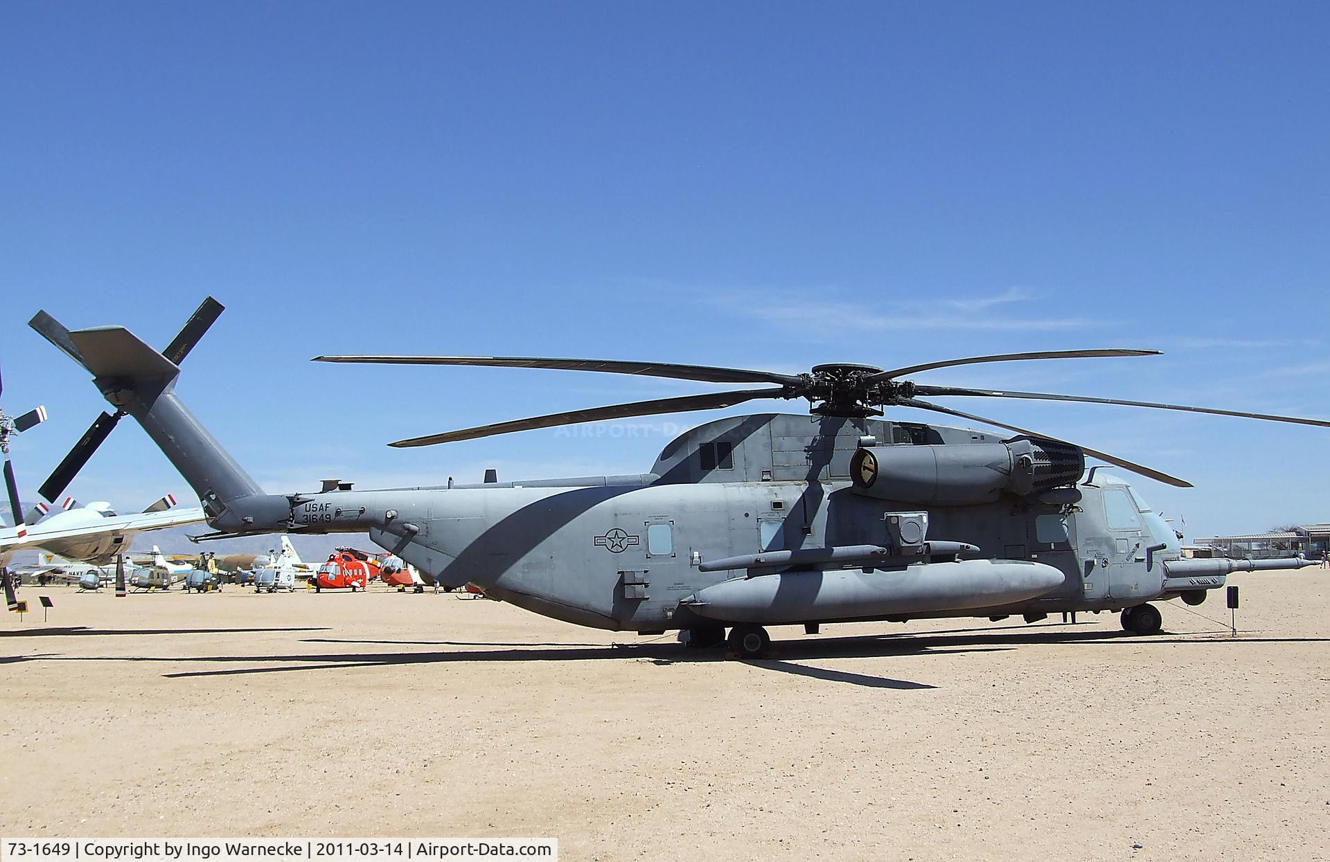 73-1649, Sikorsky MH-53J Pave Low III C/N 65-387, Sikorsky MH-53J at the Pima Air & Space Museum, Tucson AZ