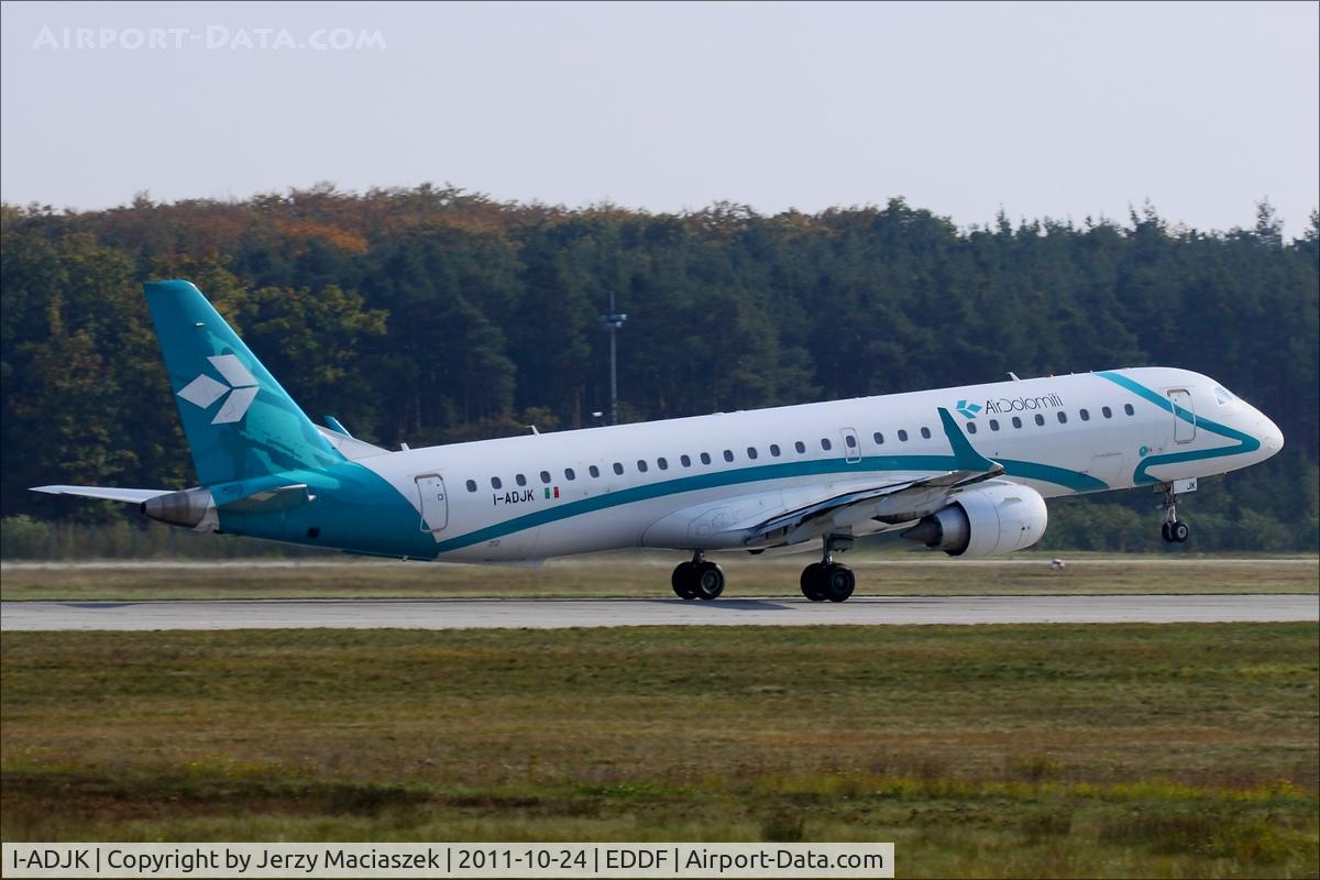 I-ADJK, 2009 Embraer 195LR (ERJ-190-200LR) C/N 19000245, Embraer 190-100