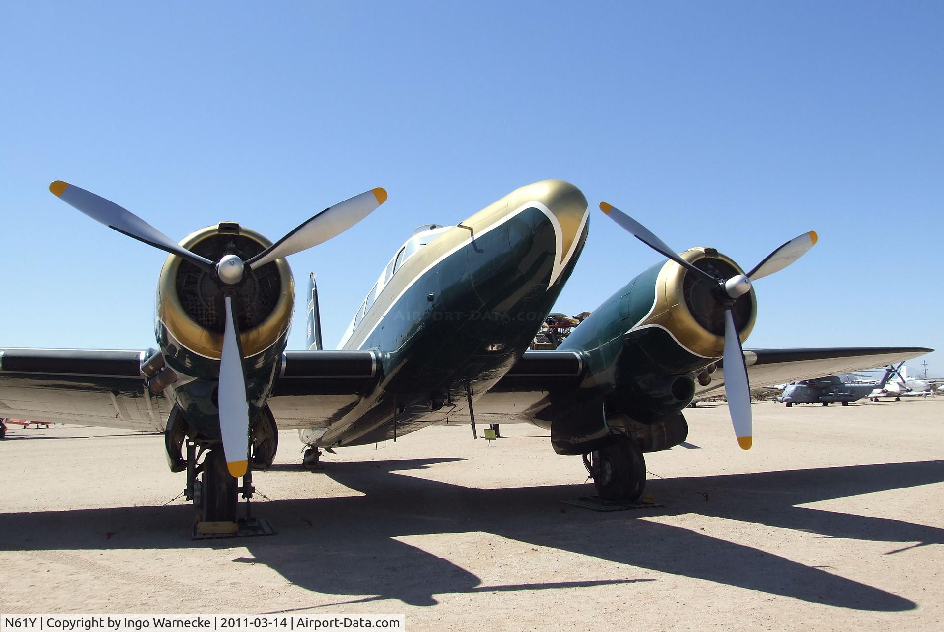 N61Y, 1939 Douglas B-23 Dragon Dragon C/N 2737, Douglas B-23 Dragon (converted to executive transport) at the Pima Air & Space Museum, Tucson AZ
