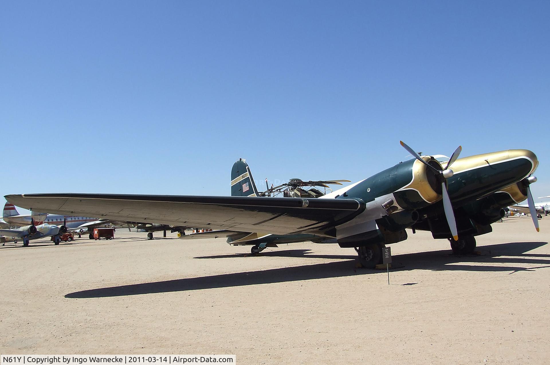 N61Y, 1939 Douglas B-23 Dragon Dragon C/N 2737, Douglas B-23 Dragon (converted to executive transport) at the Pima Air & Space Museum, Tucson AZ