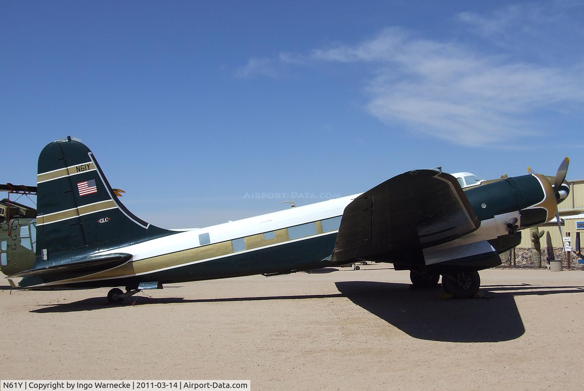 N61Y, 1939 Douglas B-23 Dragon Dragon C/N 2737, Douglas B-23 Dragon (converted to executive transport) at the Pima Air & Space Museum, Tucson AZ