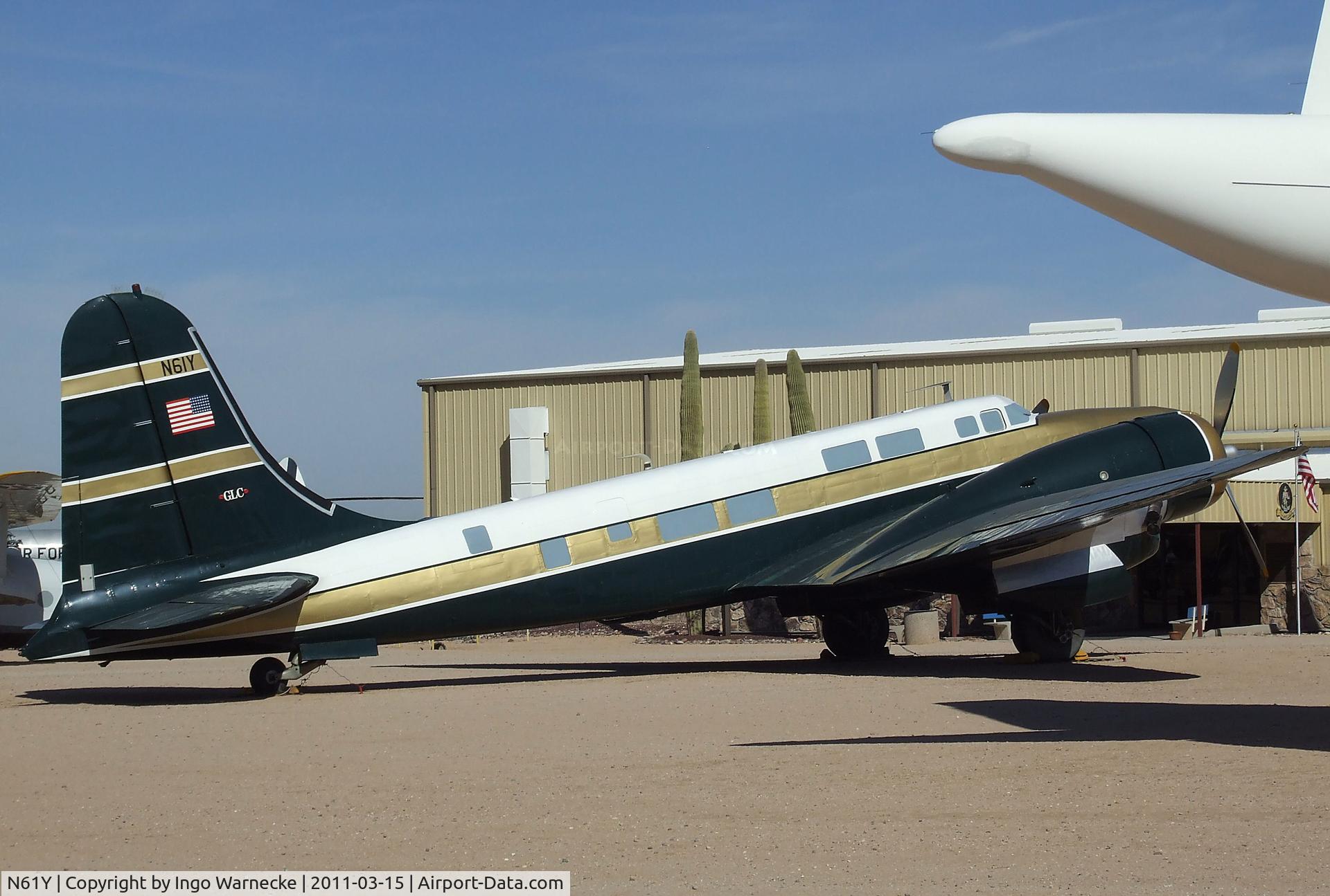 N61Y, 1939 Douglas B-23 Dragon Dragon C/N 2737, Douglas B-23 Dragon (converted to executive transport) at the Pima Air & Space Museum, Tucson AZ