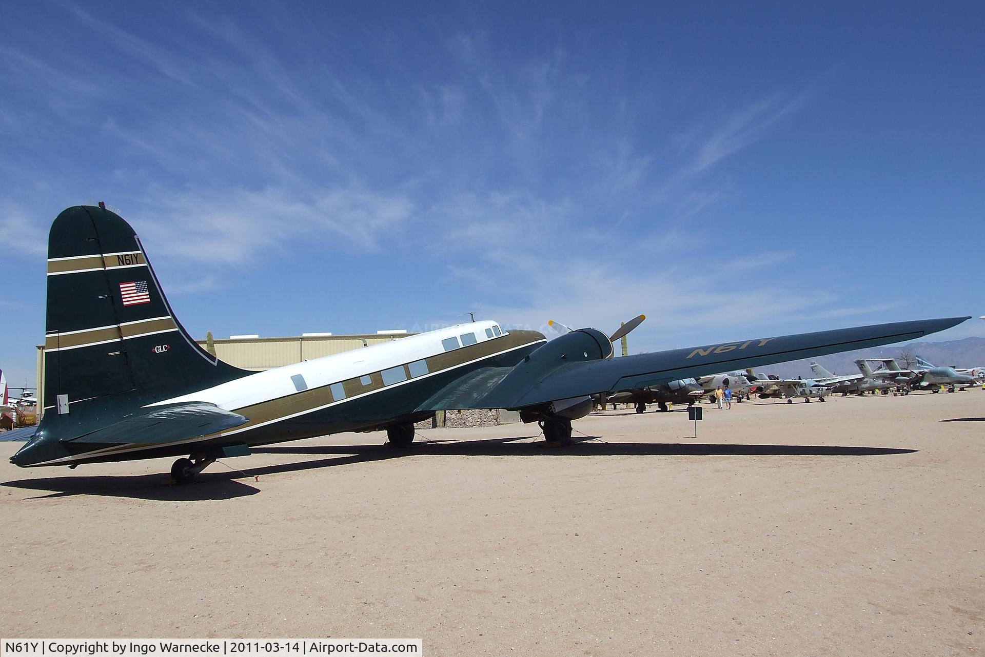 N61Y, 1939 Douglas B-23 Dragon Dragon C/N 2737, Douglas B-23 Dragon (converted to executive transport) at the Pima Air & Space Museum, Tucson AZ
