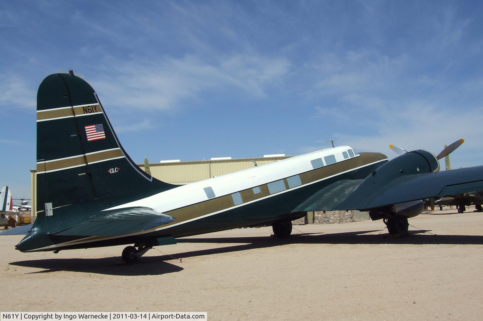 N61Y, 1939 Douglas B-23 Dragon Dragon C/N 2737, Douglas B-23 Dragon (converted to executive transport) at the Pima Air & Space Museum, Tucson AZ