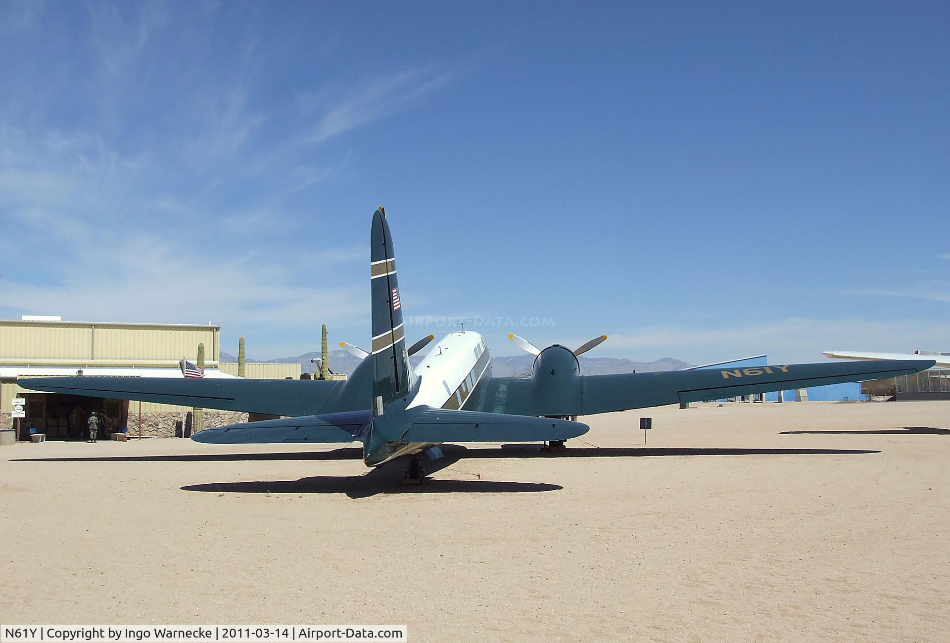 N61Y, 1939 Douglas B-23 Dragon Dragon C/N 2737, Douglas B-23 Dragon (converted to executive transport) at the Pima Air & Space Museum, Tucson AZ