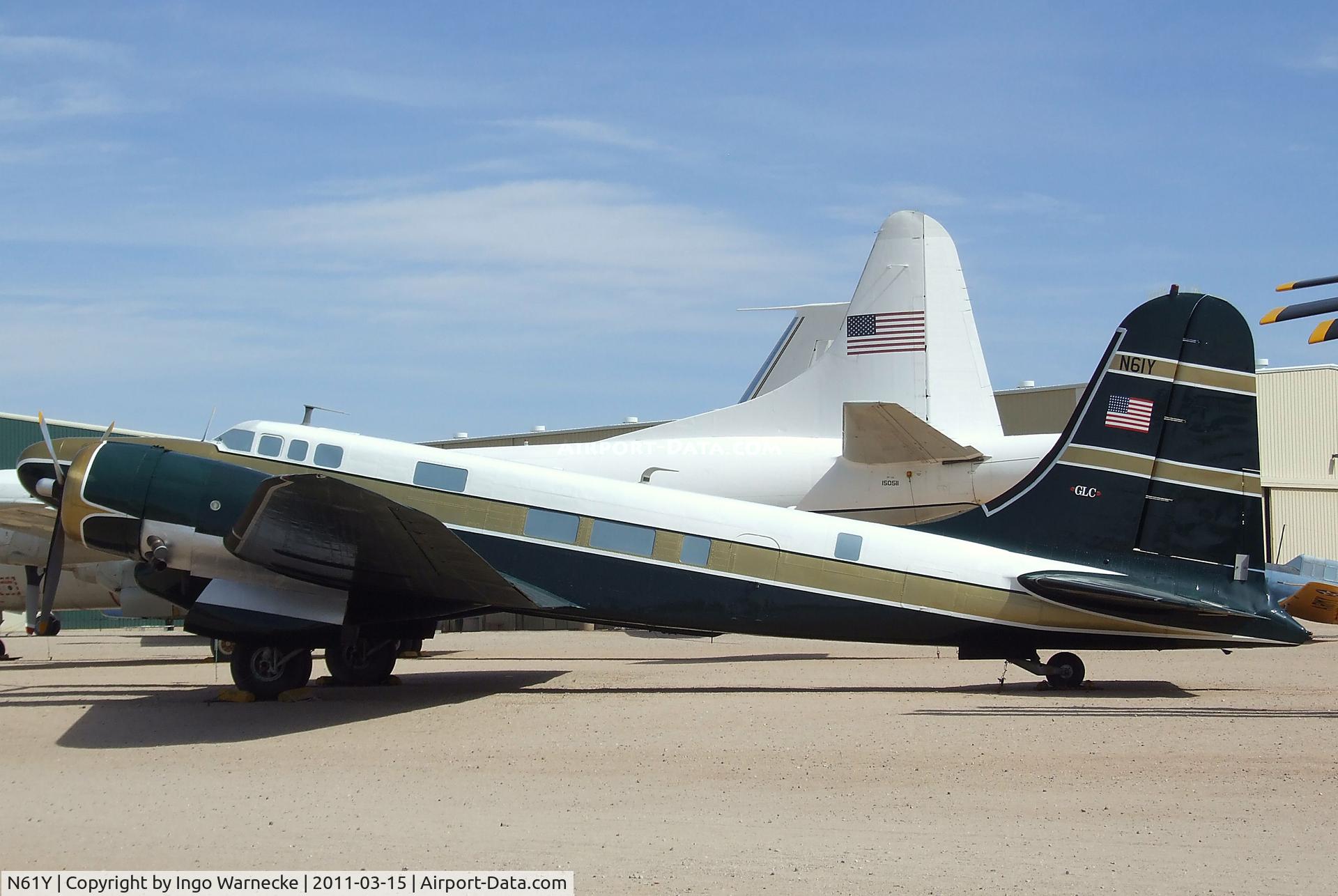 N61Y, 1939 Douglas B-23 Dragon Dragon C/N 2737, Douglas B-23 Dragon (converted to executive transport) at the Pima Air & Space Museum, Tucson AZ