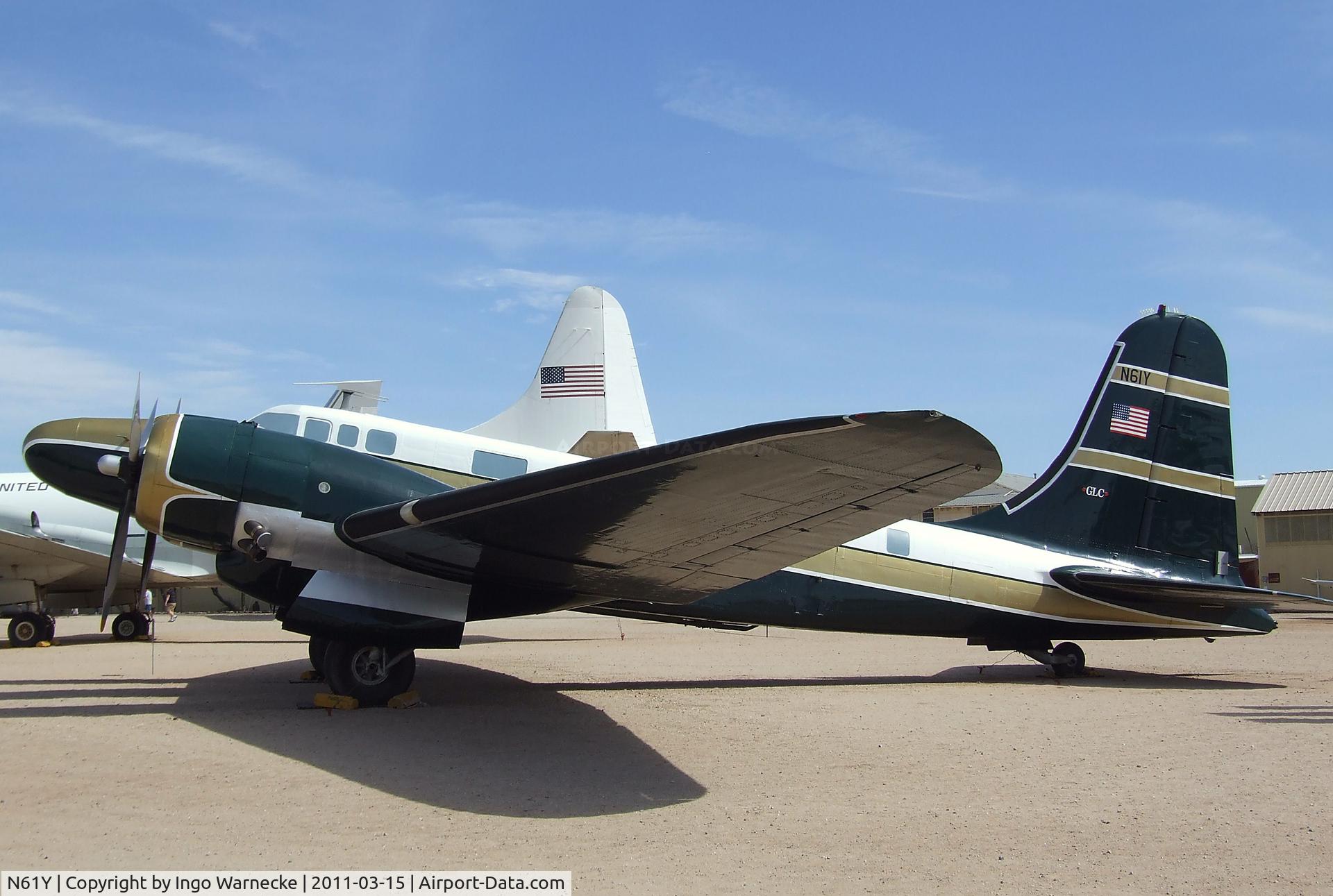 N61Y, 1939 Douglas B-23 Dragon Dragon C/N 2737, Douglas B-23 Dragon (converted to executive transport) at the Pima Air & Space Museum, Tucson AZ