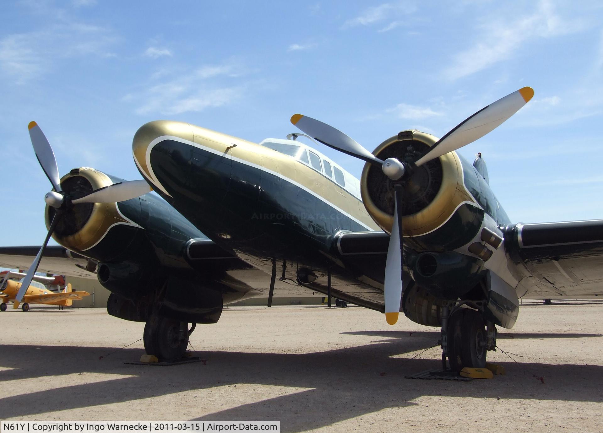 N61Y, 1939 Douglas B-23 Dragon Dragon C/N 2737, Douglas B-23 Dragon (converted to executive transport) at the Pima Air & Space Museum, Tucson AZ