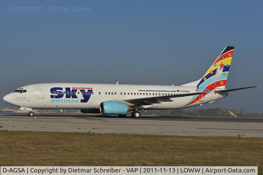 D-AGSA, 2000 Boeing 737-883 C/N 28323, Sky Germania Boeing 737-800