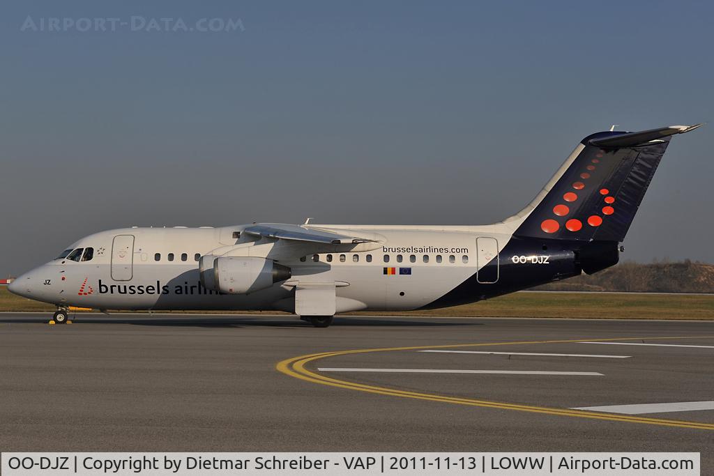 OO-DJZ, 1997 British Aerospace Avro 146-RJ85 C/N E.2305, Brussels Airlines Bae146