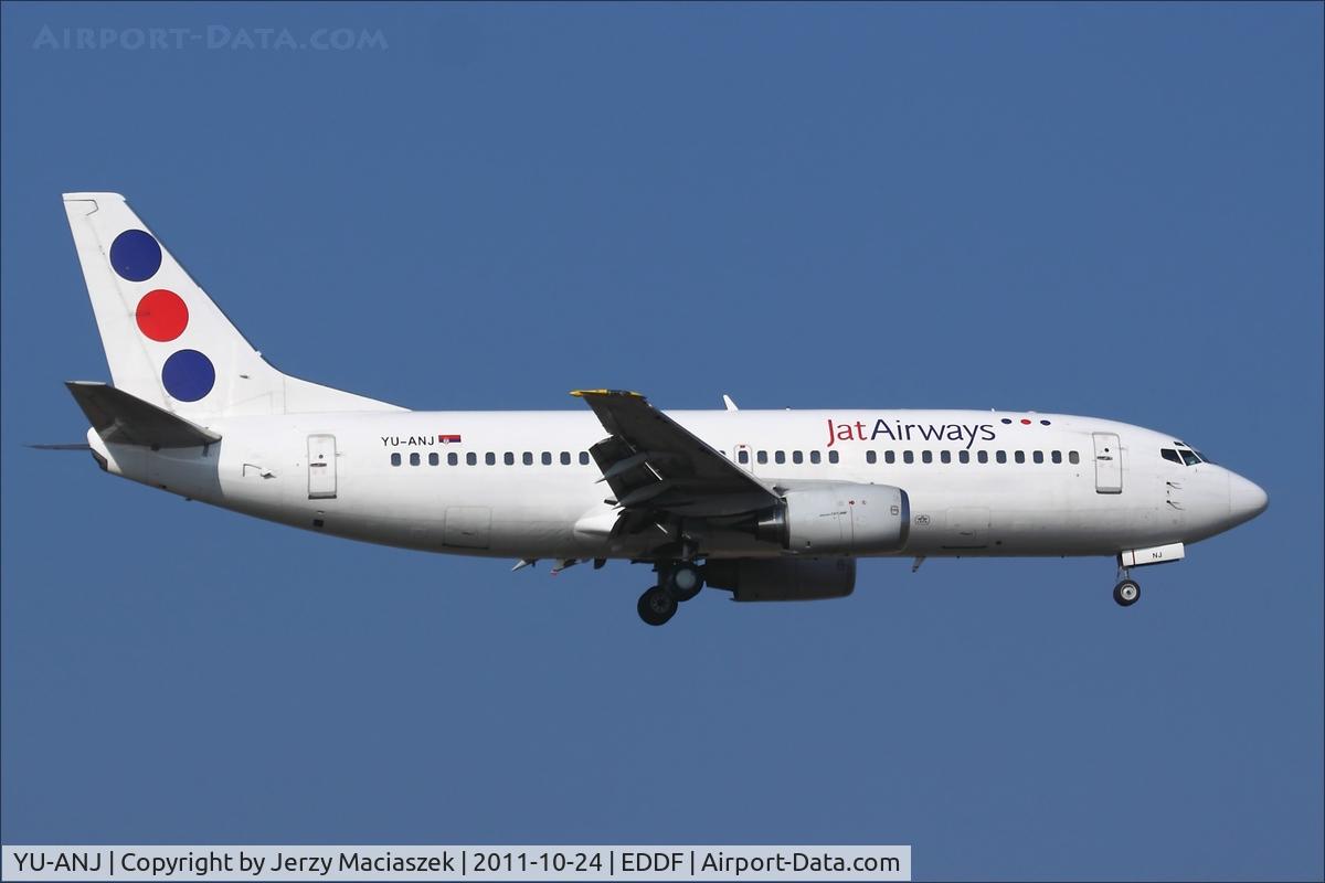 YU-ANJ, 1986 Boeing 737-3H9 C/N 23714/1305, Boeing 737-3H9