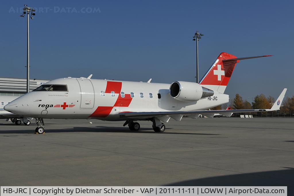 HB-JRC, 2002 Bombardier Challenger 604 (CL-600-2B16) C/N 5540, REGA CL600