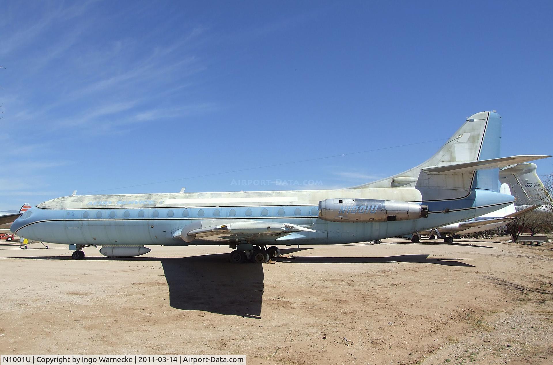 N1001U, 1961 Sud Aviation SE-210 Caravelle VI-R C/N 86, Sud Aviation SE.210 Caravelle VIR at the Pima Air & Space Museum, Tucson AZ