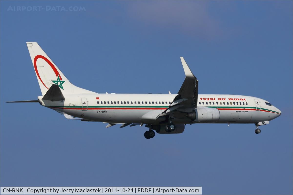 CN-RNK, 1998 Boeing 737-8B6 C/N 28981, Boeing 737-8B6