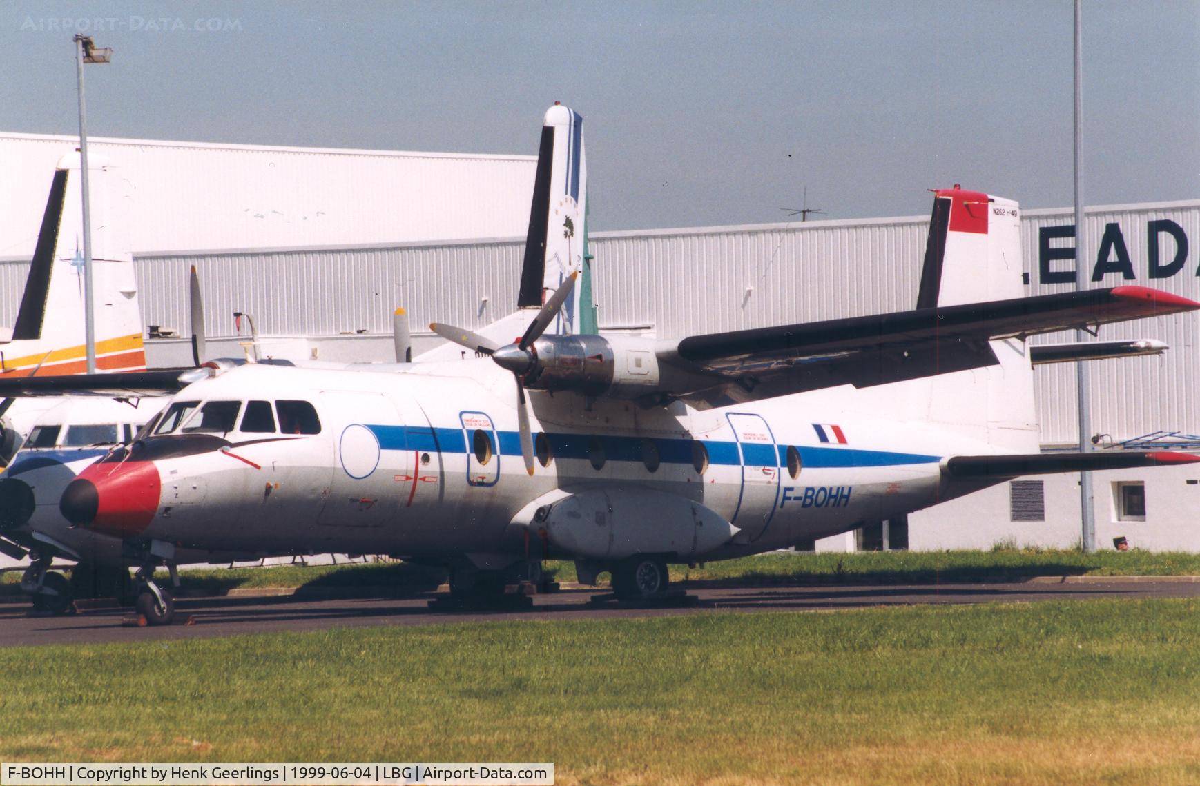 F-BOHH, Nord 262A-35 C/N 49, Le Bourget Airport