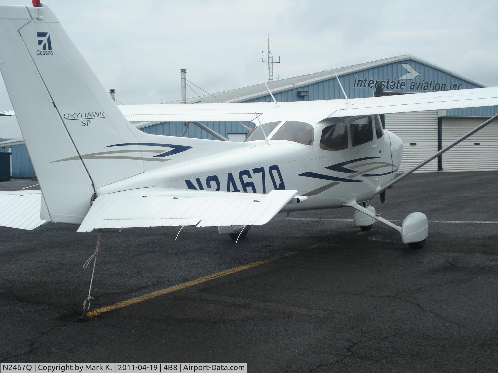 N2467Q, 2007 Cessna 172S C/N 172S10578, Cessna N2467Q parked at Robertson Field.