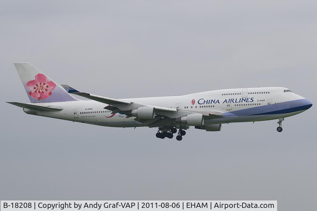 B-18208, 1998 Boeing 747-409 C/N 29031, China Airlines 747-400