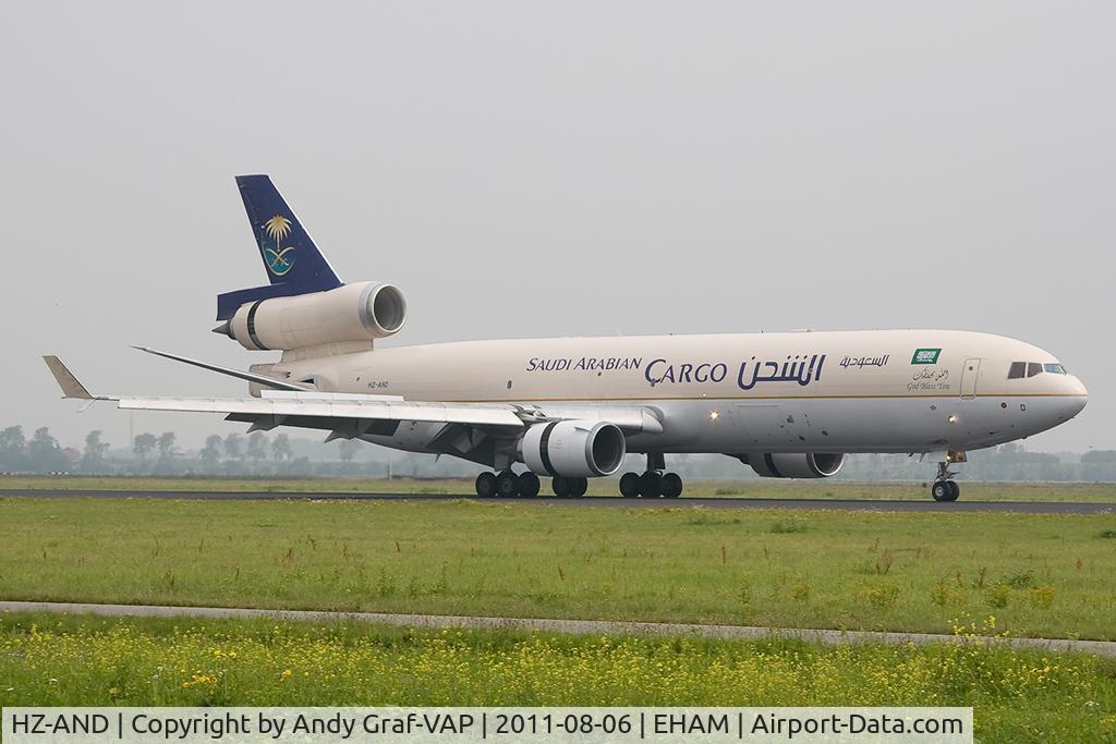 HZ-AND, 1997 McDonnell Douglas MD-11F C/N 48777, Saudi Arabian Cargo MD11