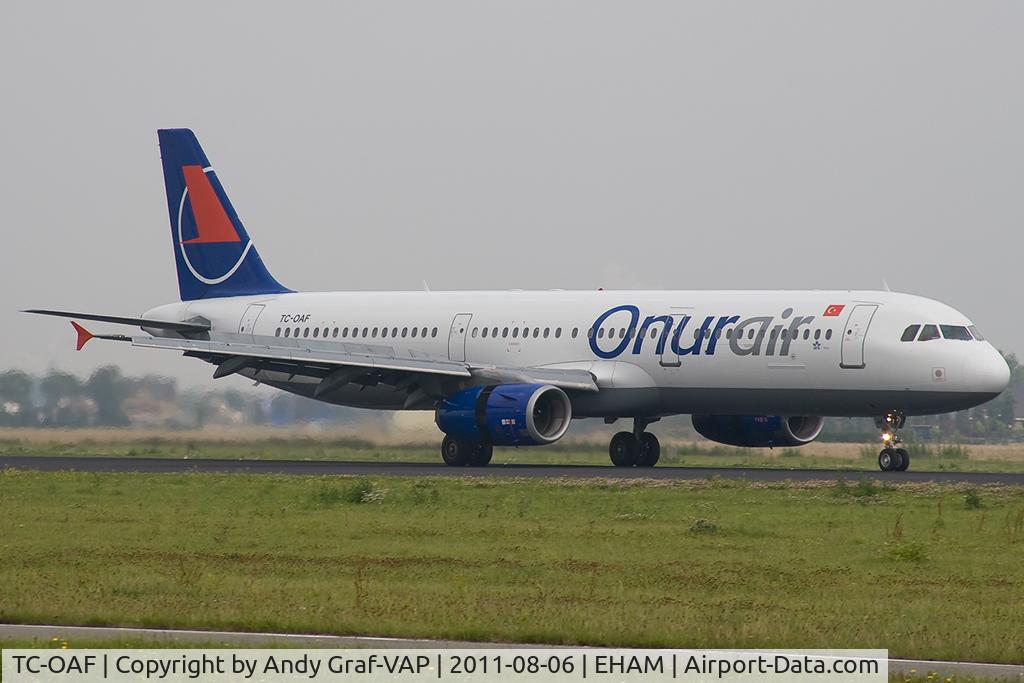 TC-OAF, 1997 Airbus A321-231 C/N 668, Onur Air A321