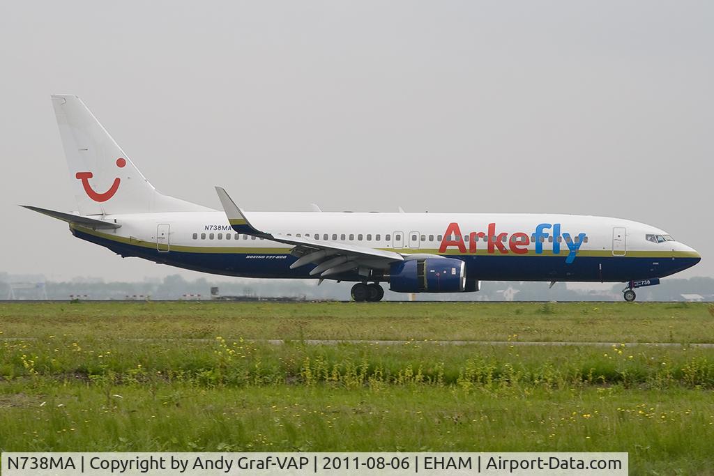 N738MA, 2004 Boeing 737-8Q8 C/N 32799, Arkefly 737-800