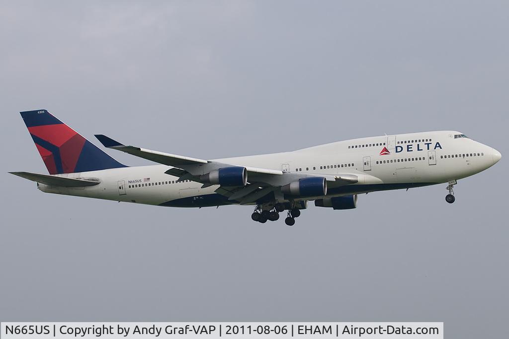 N665US, 1989 Boeing 747-451 C/N 23820, Delta Airlines 747-400