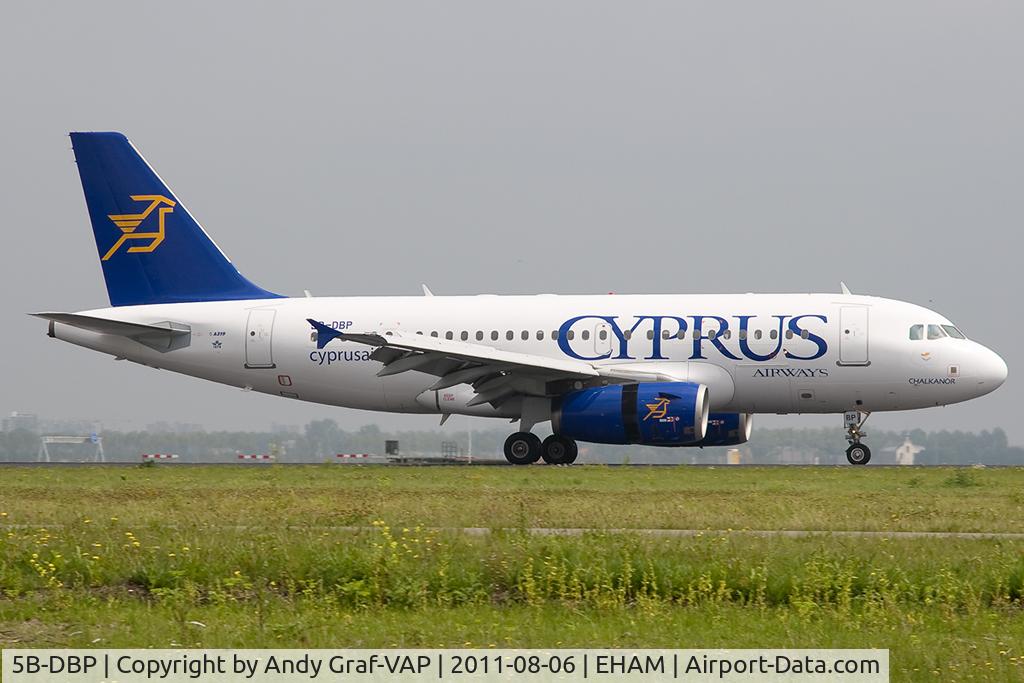 5B-DBP, 2002 Airbus A319-132 C/N 1768, Cyprus Airways A319